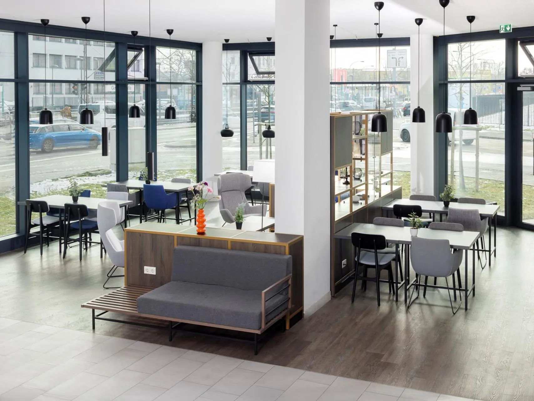 Lobby or reception in smartments Frankfurt City-Ost