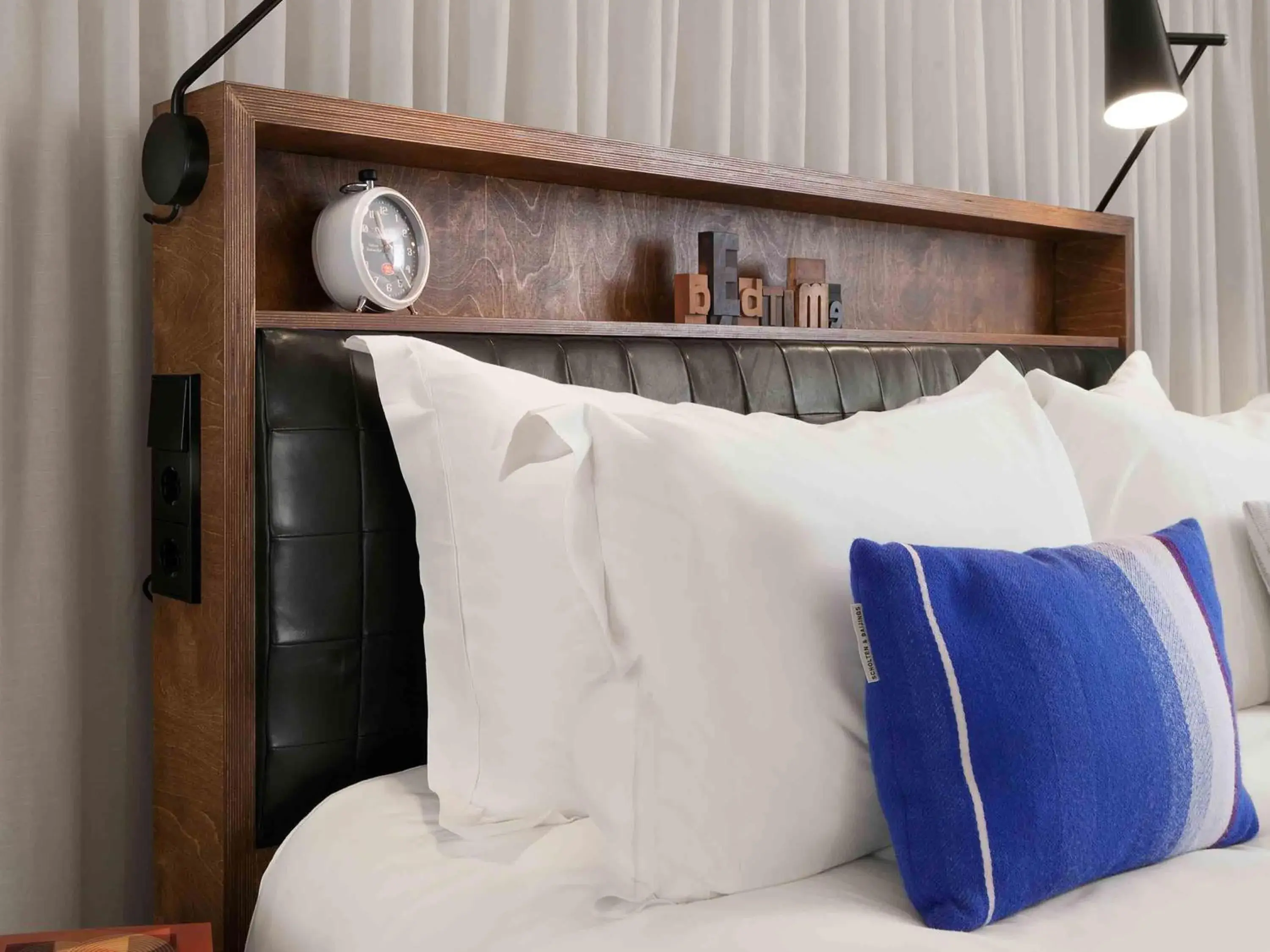 Bedroom, Bed in INK Hotel Amsterdam - MGallery Collection Bedroom, Bed in INK Hotel Amsterdam - MGallery Collection