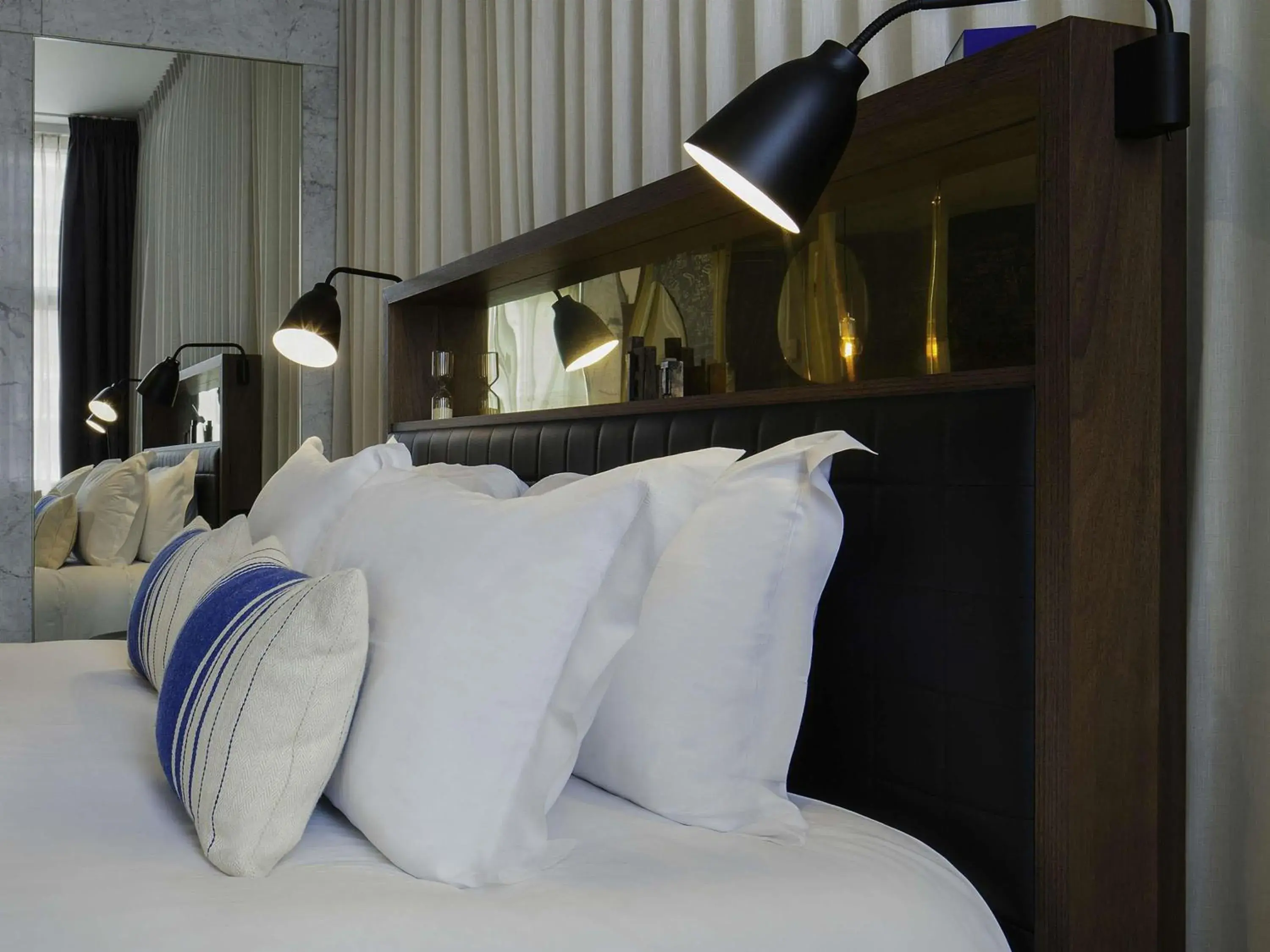 Bedroom, Bed in INK Hotel Amsterdam - MGallery Collection Bedroom, Bed in INK Hotel Amsterdam - MGallery Collection