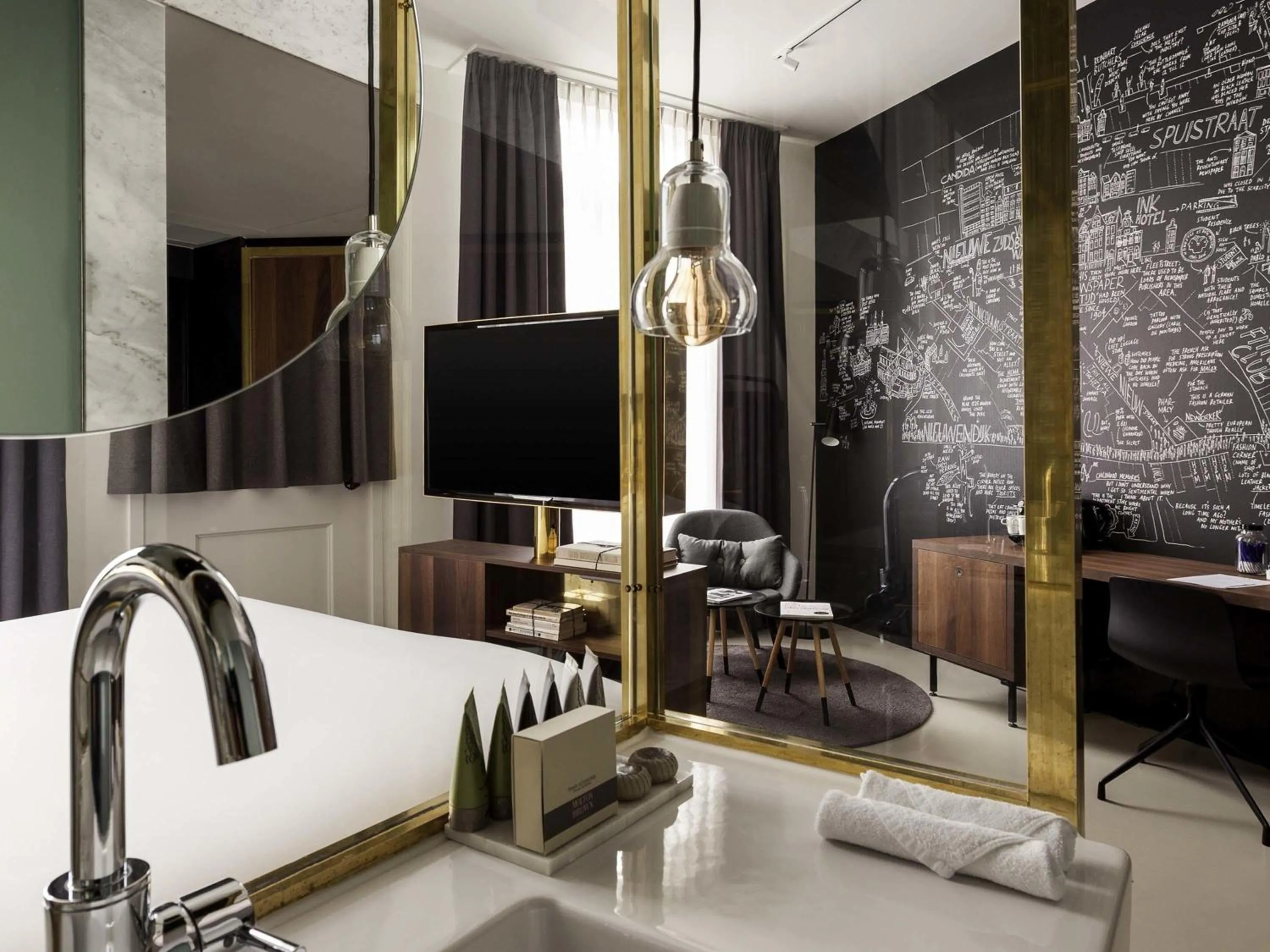 Bedroom in INK Hotel Amsterdam - MGallery Collection