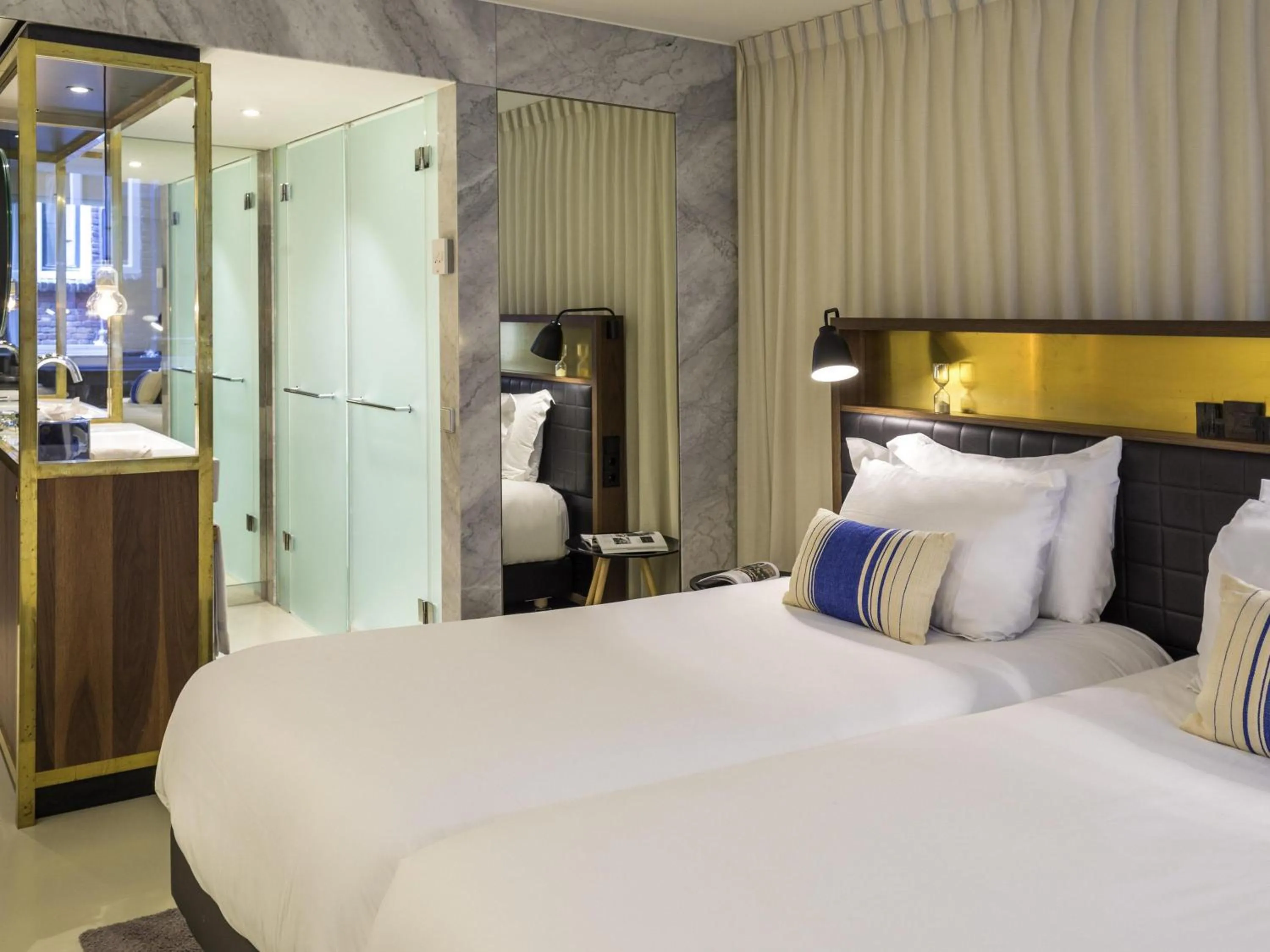 Bedroom, Bed in INK Hotel Amsterdam - MGallery Collection