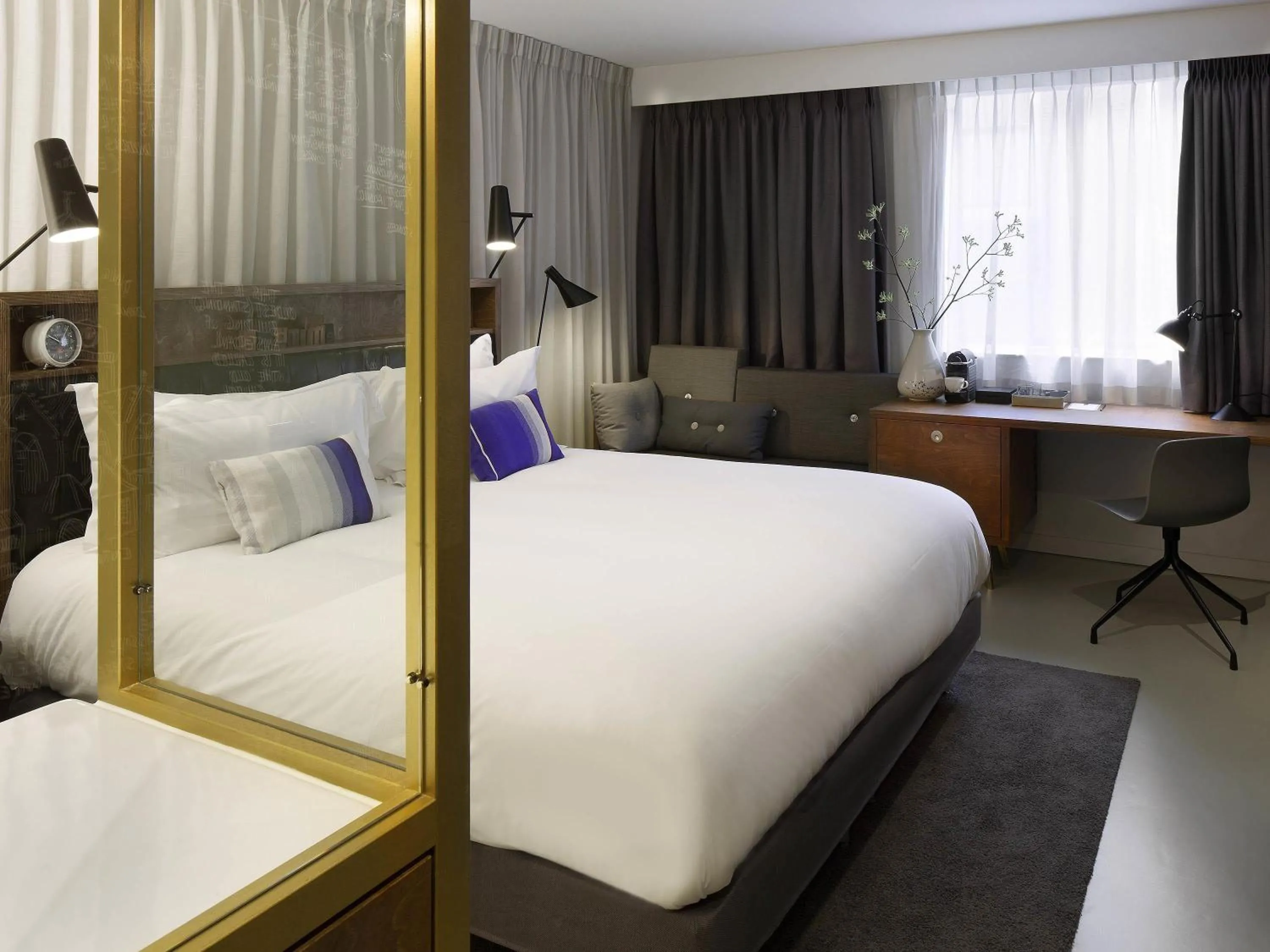 Bedroom, Bed in INK Hotel Amsterdam - MGallery Collection