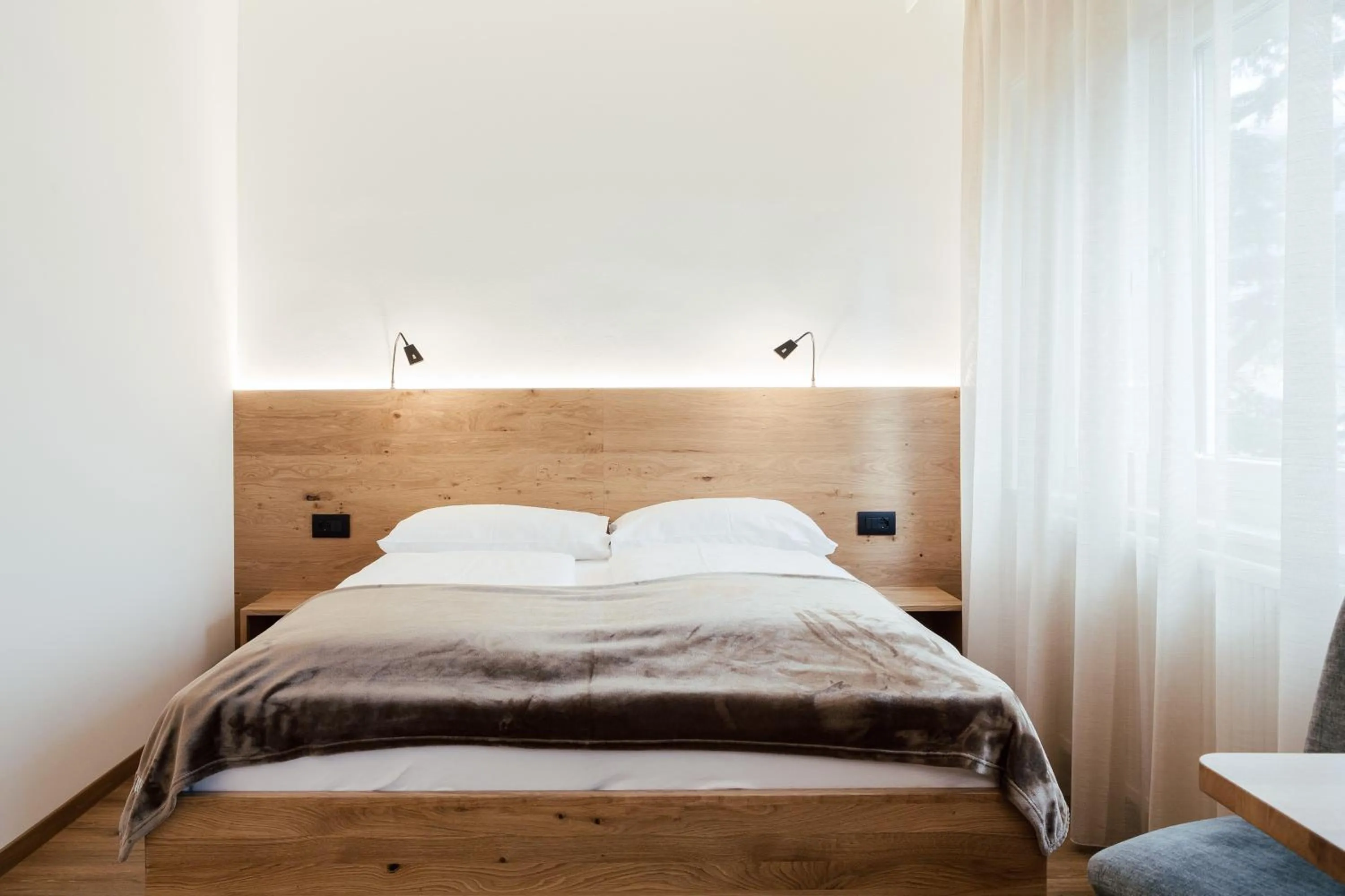 Photo of the whole room, Bed in Gästehaus Salvatorianerinnen