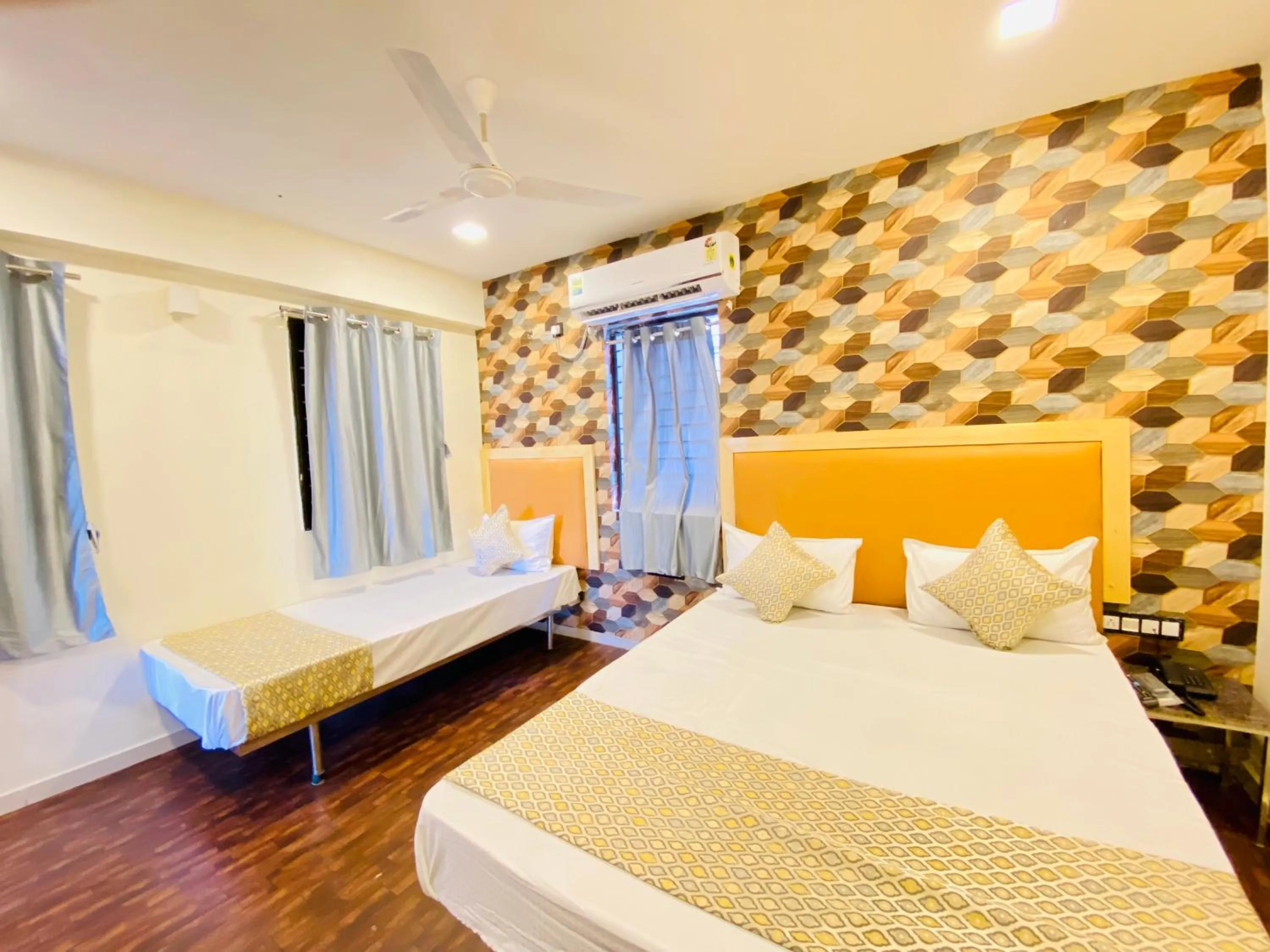 Bed in Hotel Alexa - Satellite Prahladnagar, Ahmedabad