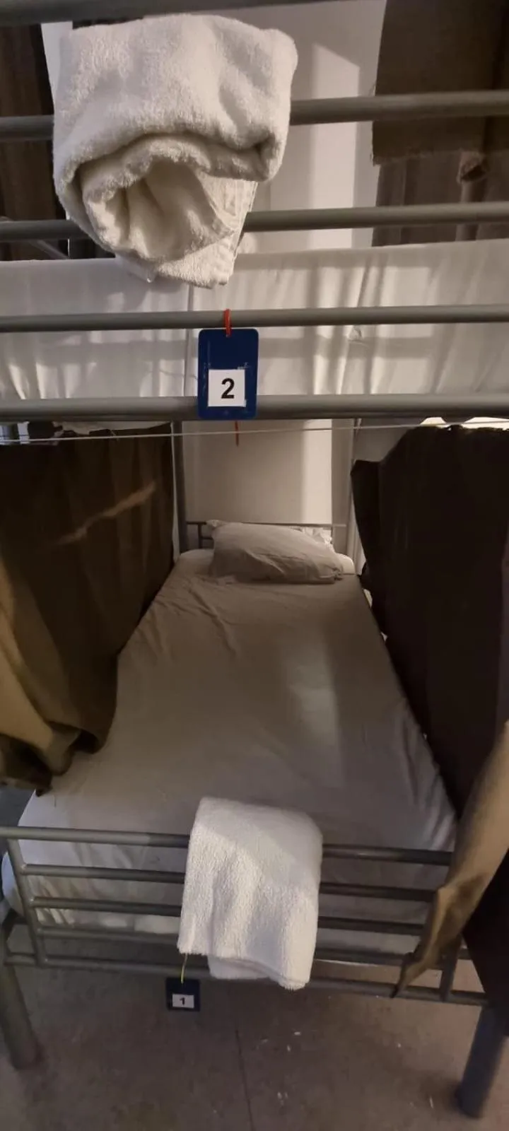 Bed in Hotel Aboukir