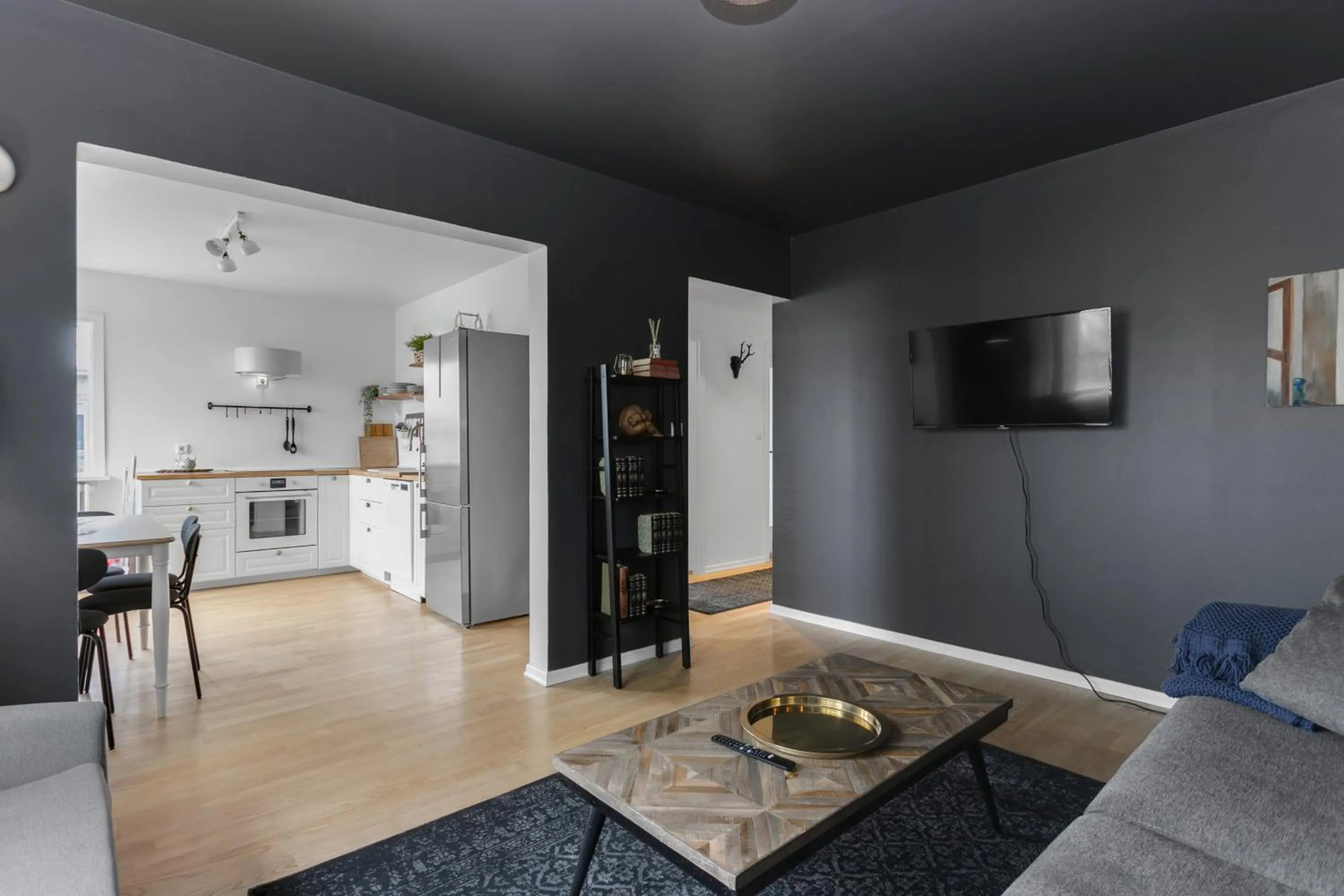 TV and multimedia in Cozy 2BR Apartment