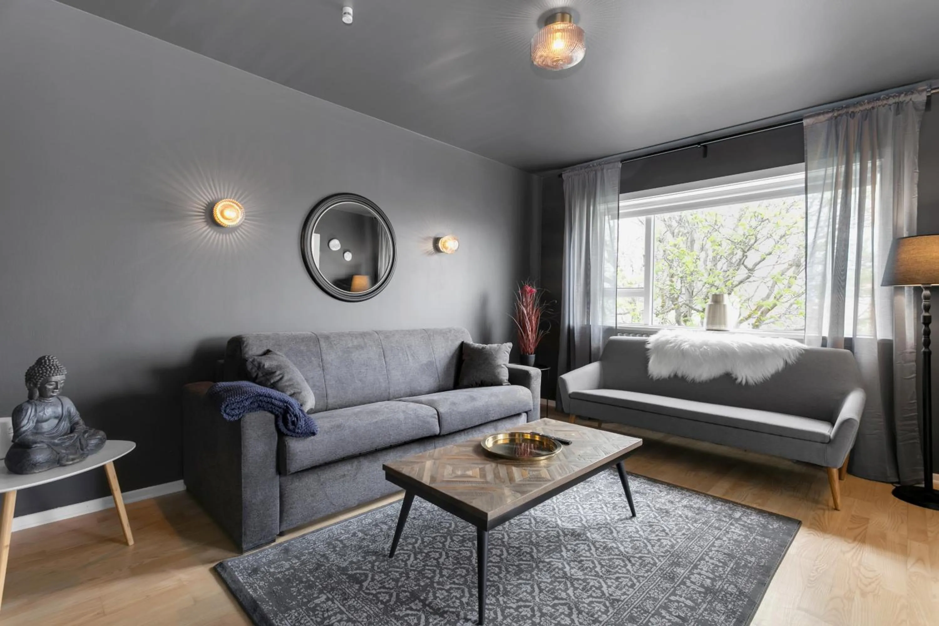 Living room in Cozy 2BR Apartment