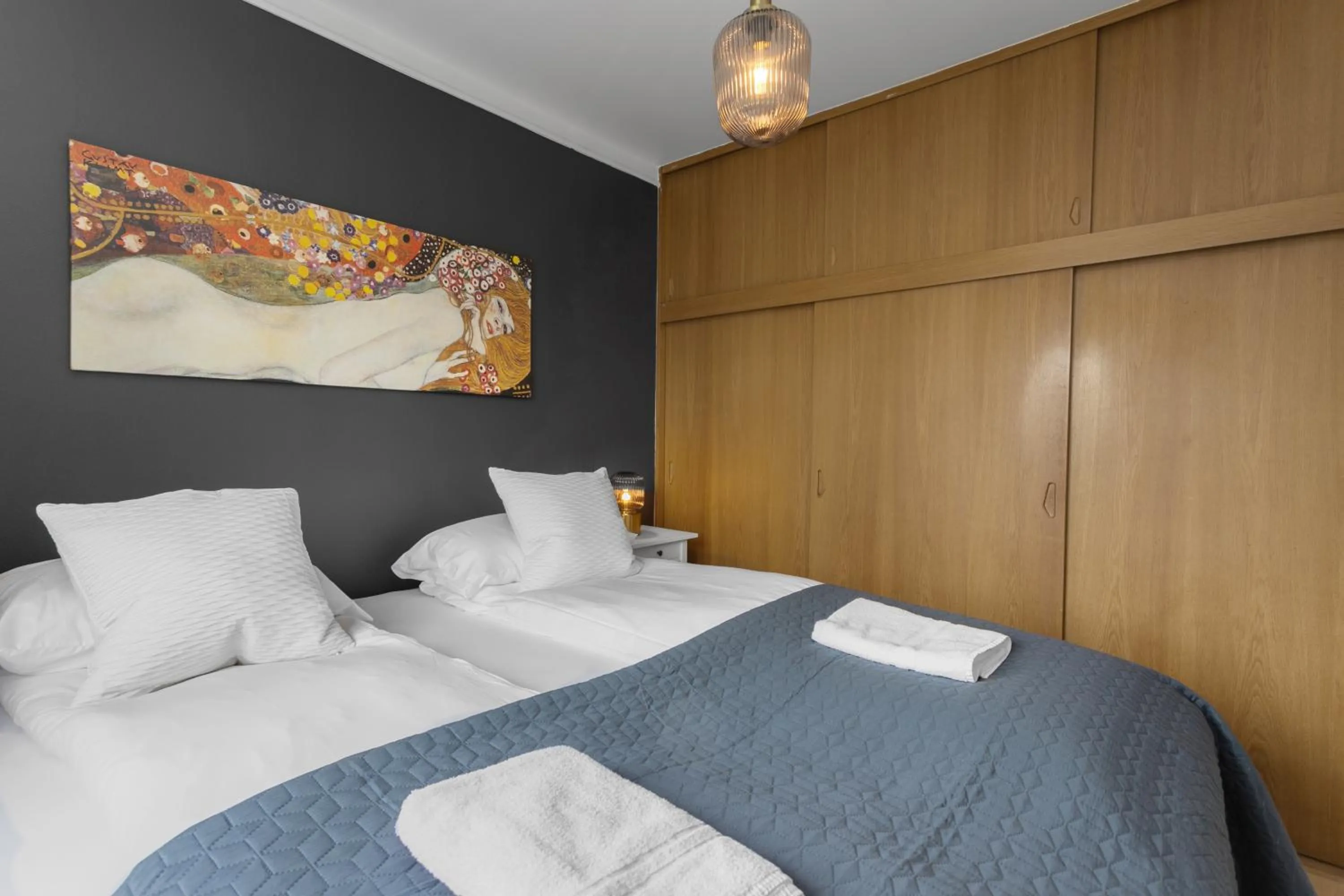 Bed in Cozy 2BR Apartment