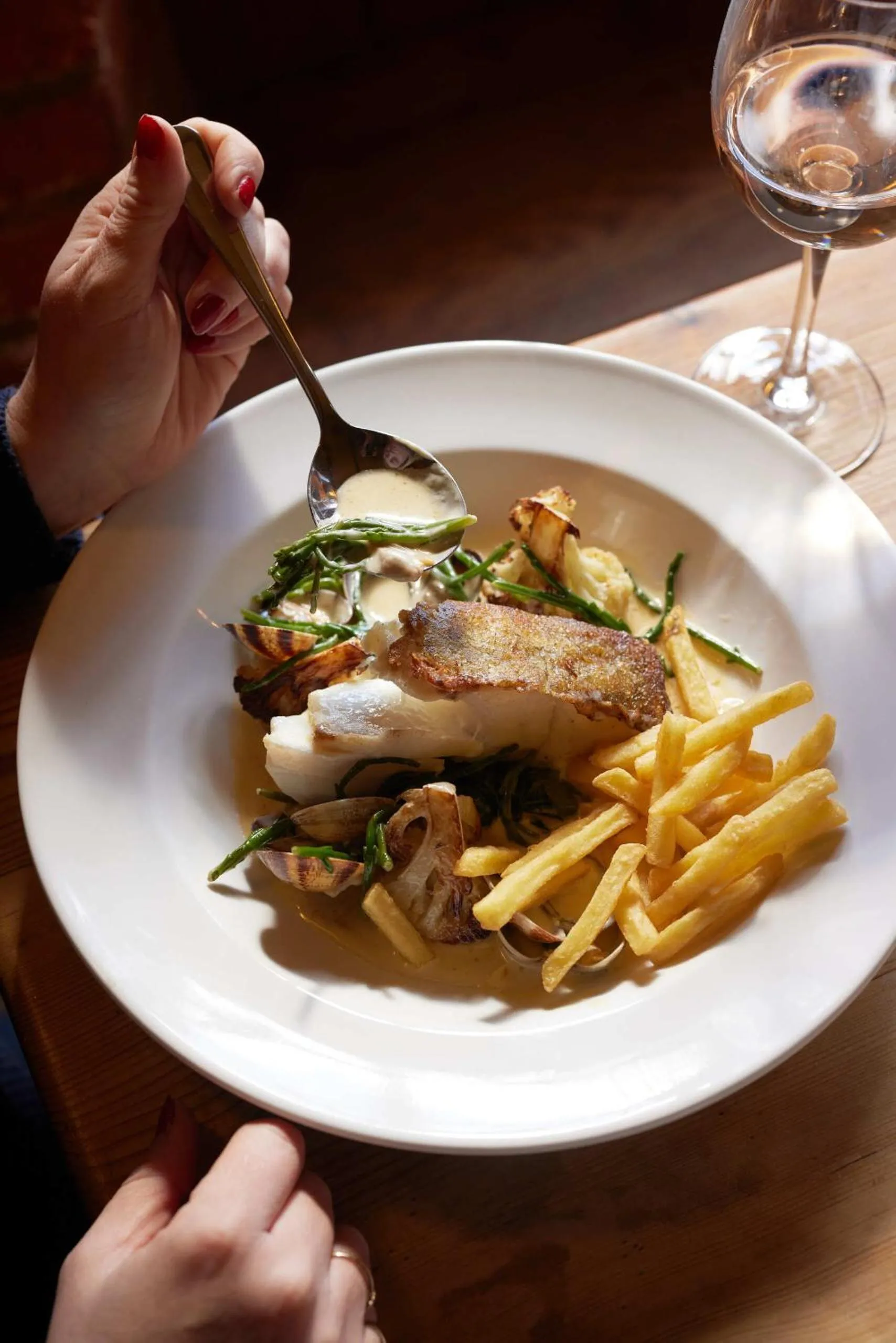 Food and drinks in The Queen's Head