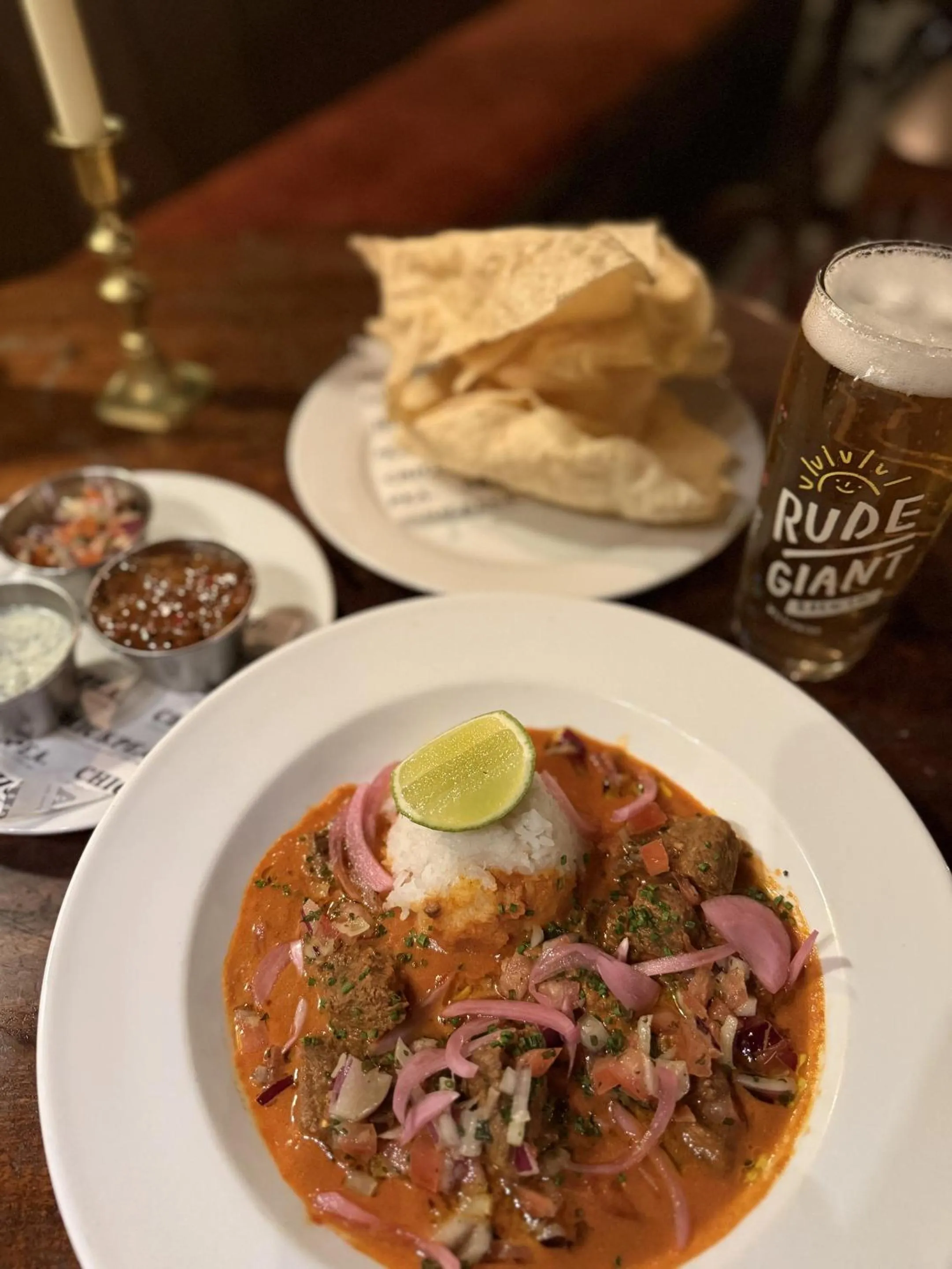 Food and drinks in The Queen's Head