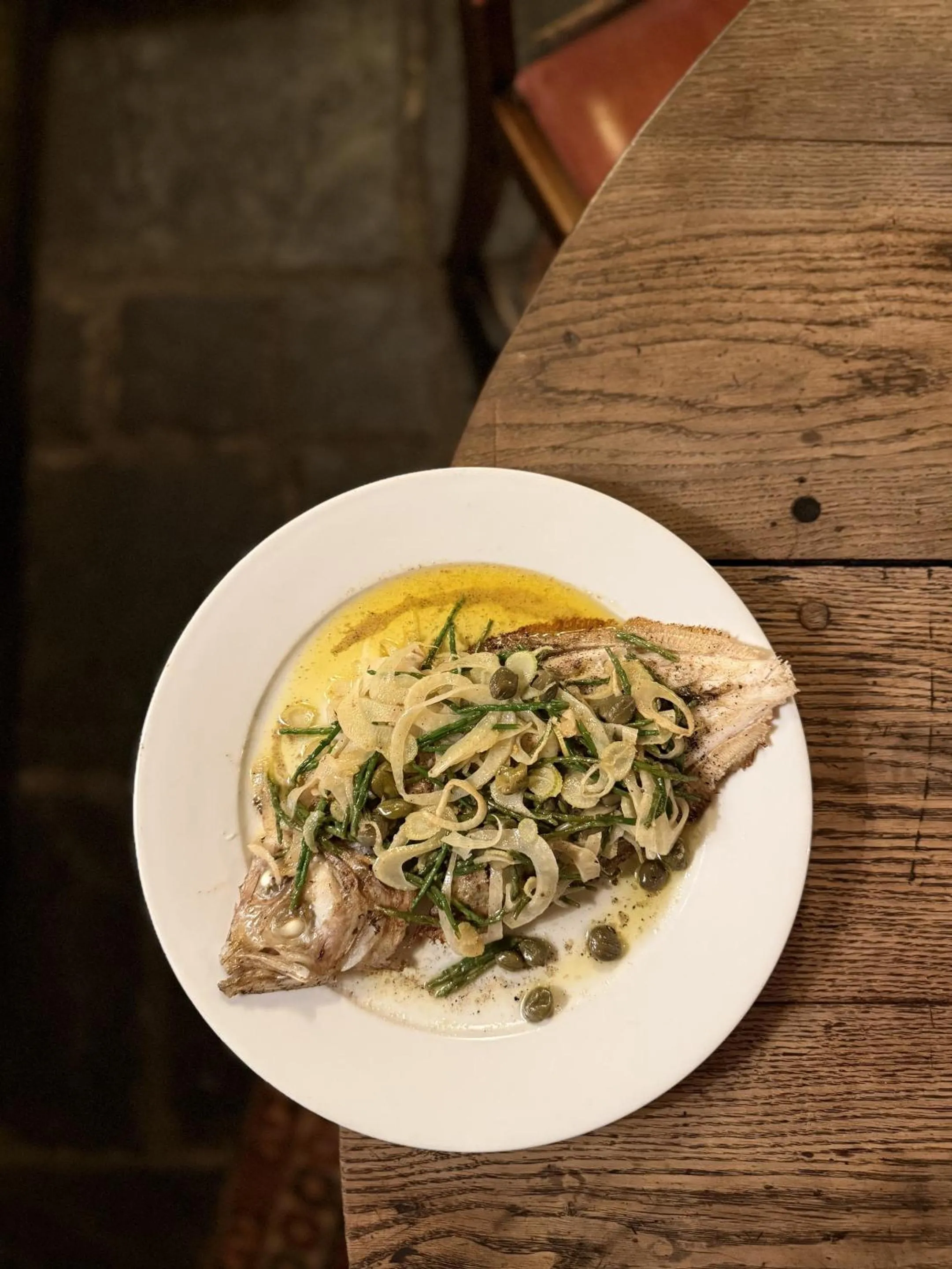 Food and drinks in The Queen's Head