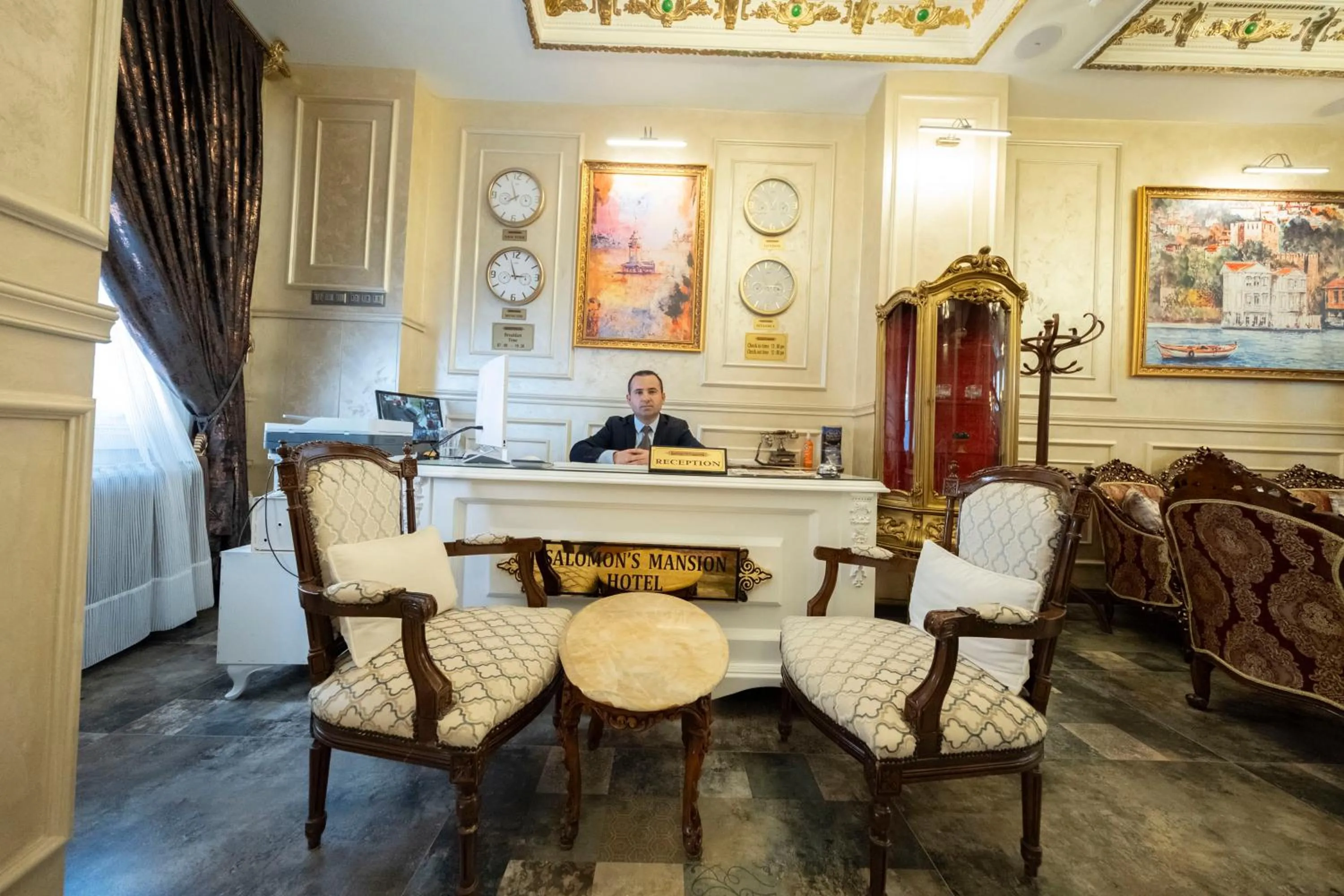 Lobby or reception in Solomon's Mansion Hotel Istanbul