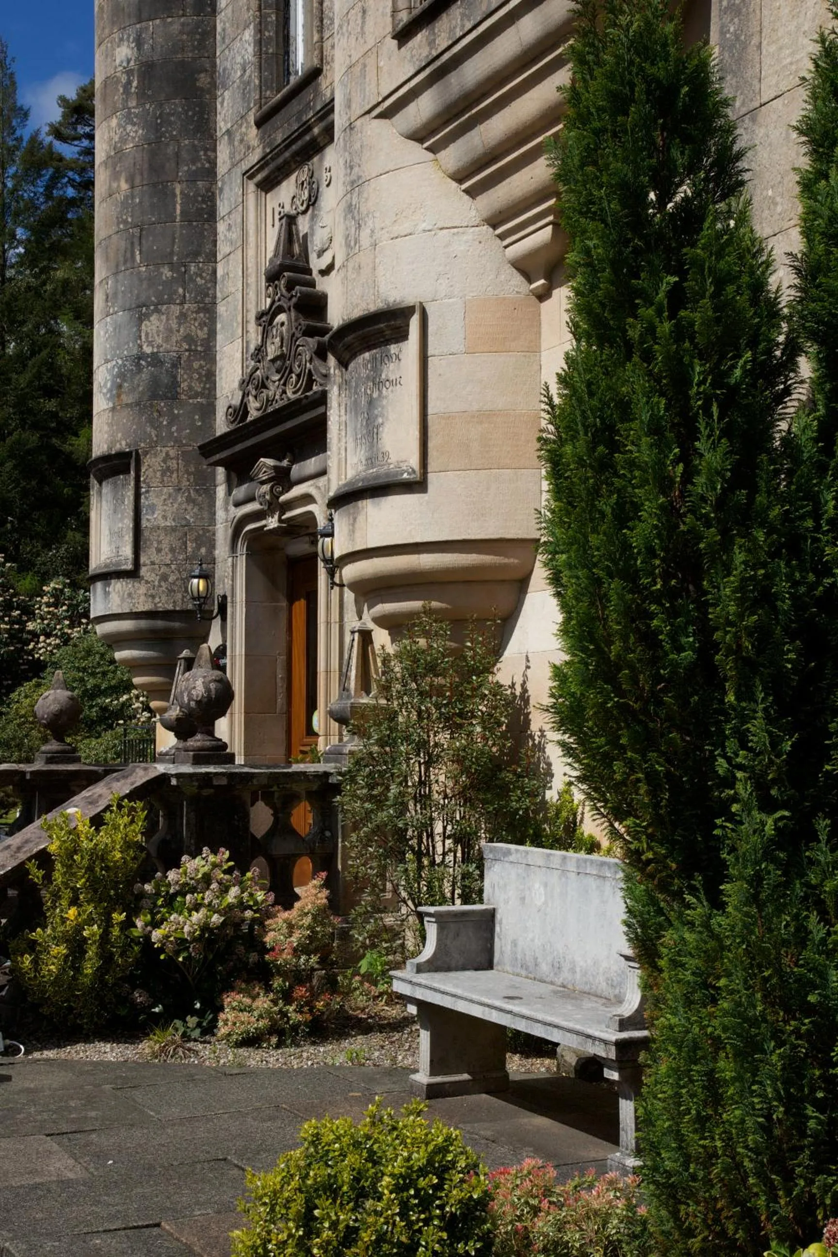 Facade/entrance in Stonefield Castle Hotel ‘A Bespoke Hotel’