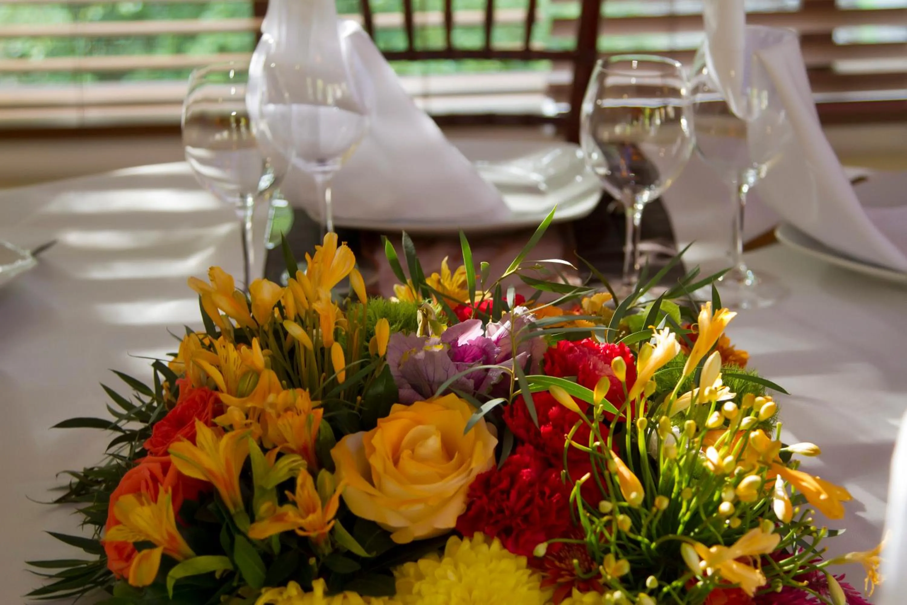 Food and drinks in hotel villas chicanna