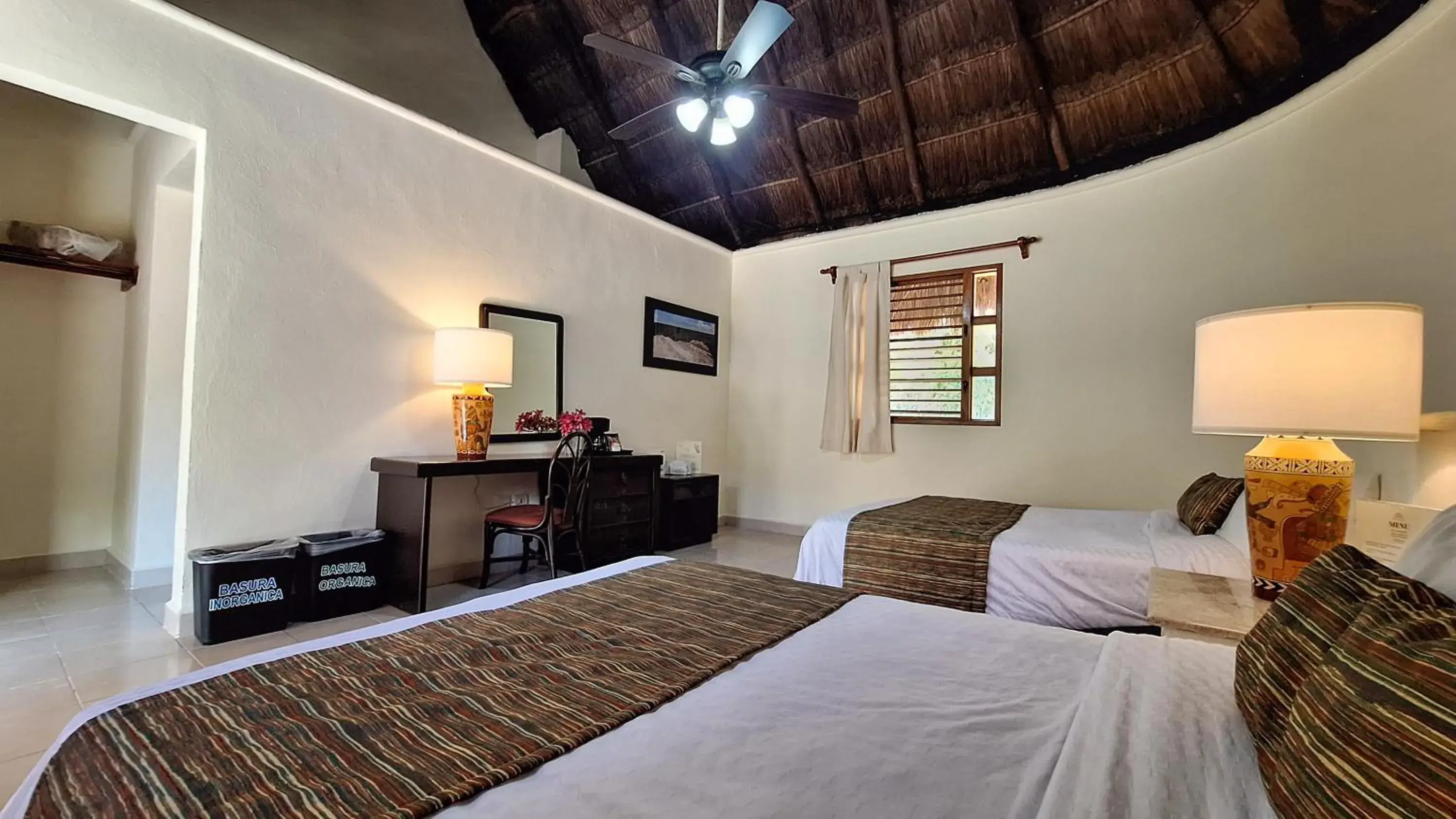 Bedroom, Bed in hotel villas chicanna Bedroom, Bed in hotel villas chicanna