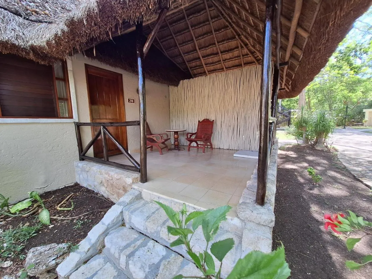 Balcony/Terrace in hotel villas chicanna