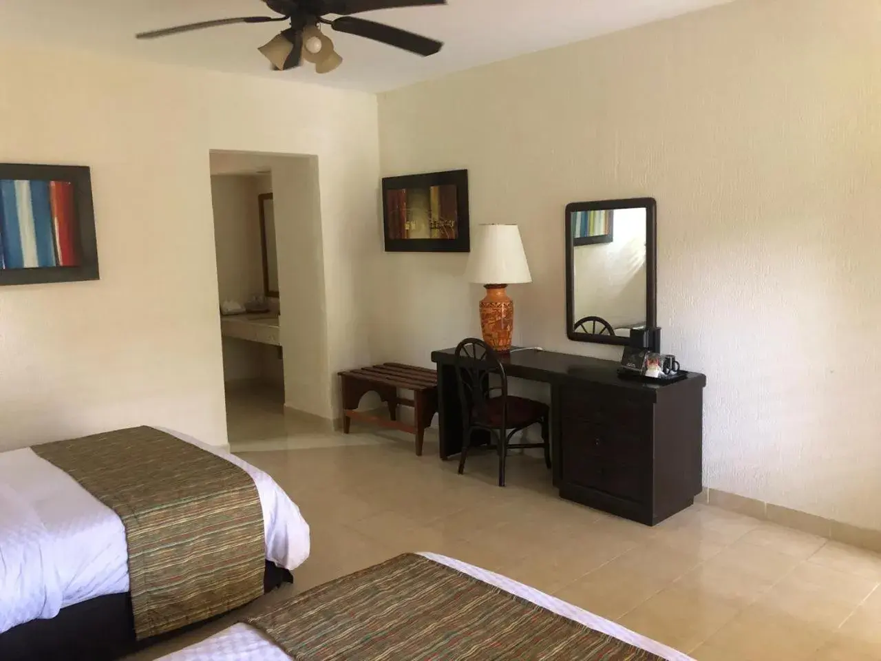 Bed in hotel villas chicanna Bed in hotel villas chicanna