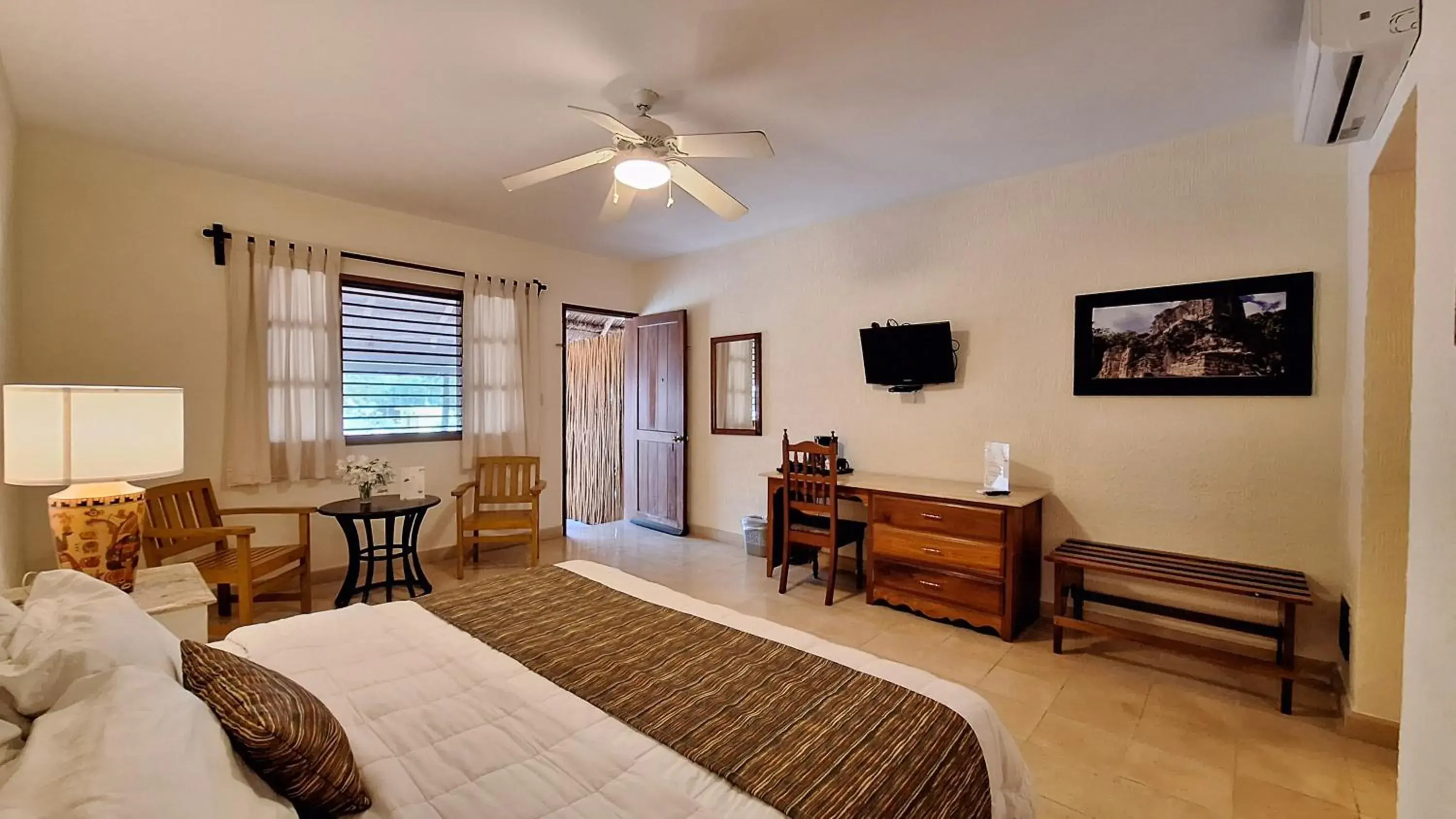 Bedroom, Bed in hotel villas chicanna Bedroom, Bed in hotel villas chicanna