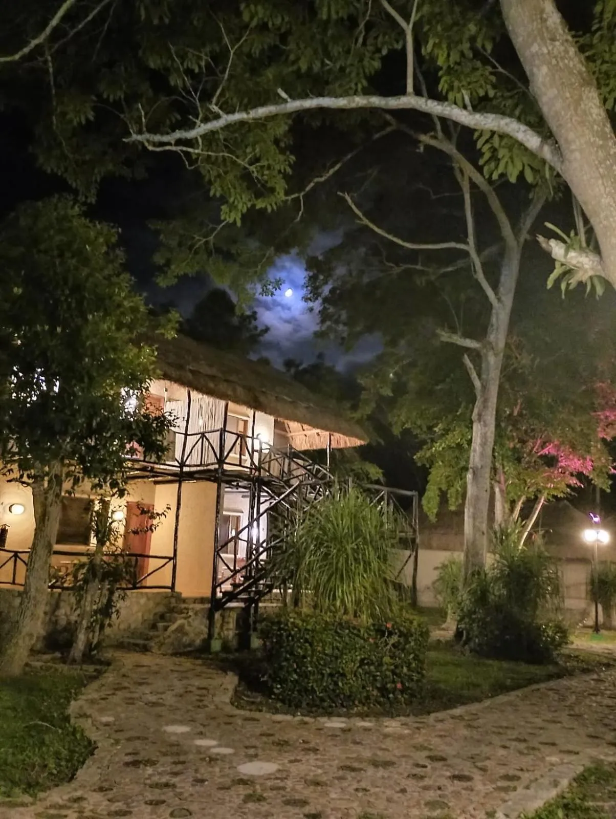 Garden in hotel villas chicanna