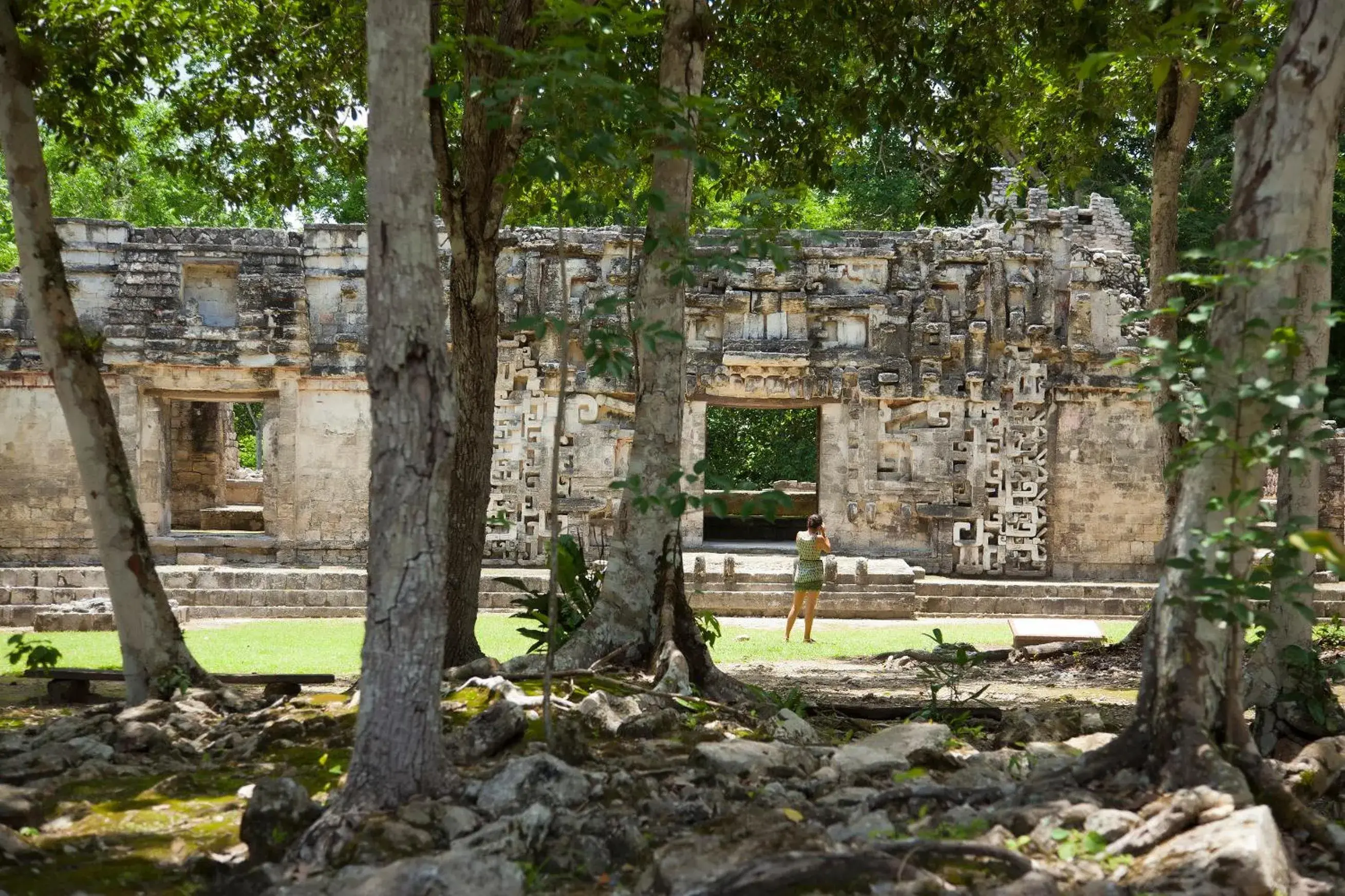 Landmark view in hotel villas chicanna Landmark view in hotel villas chicanna