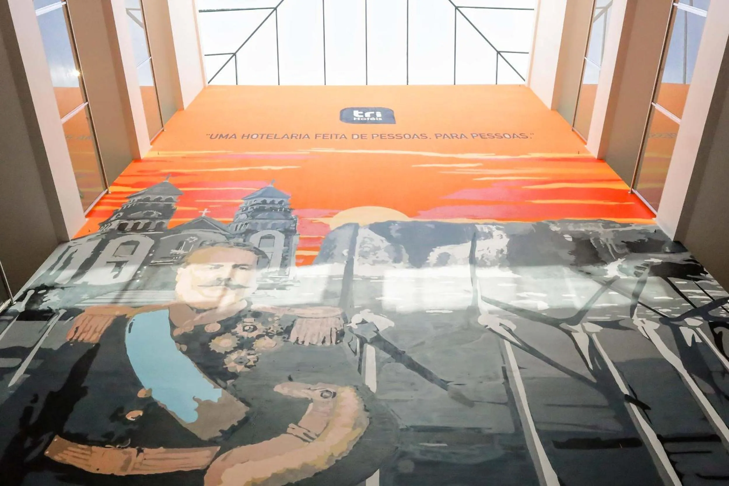 Inner courtyard view in Tri Hotel Executive Osório