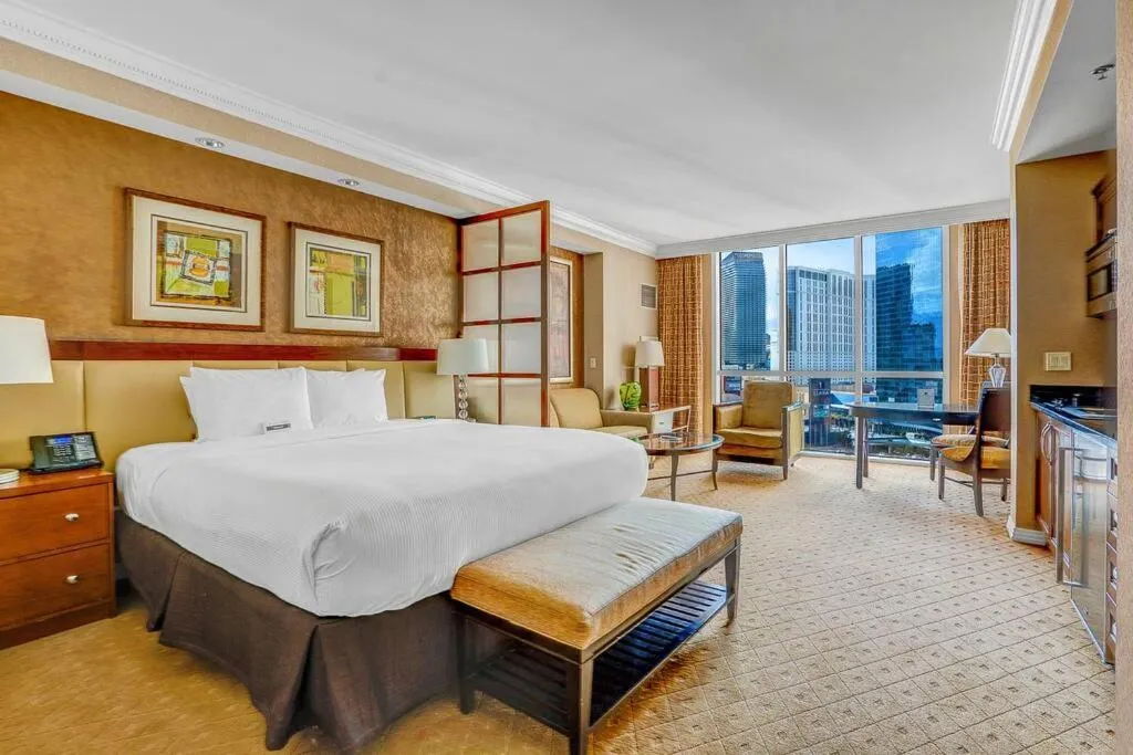 Bed in The Madonna at MGM Signature