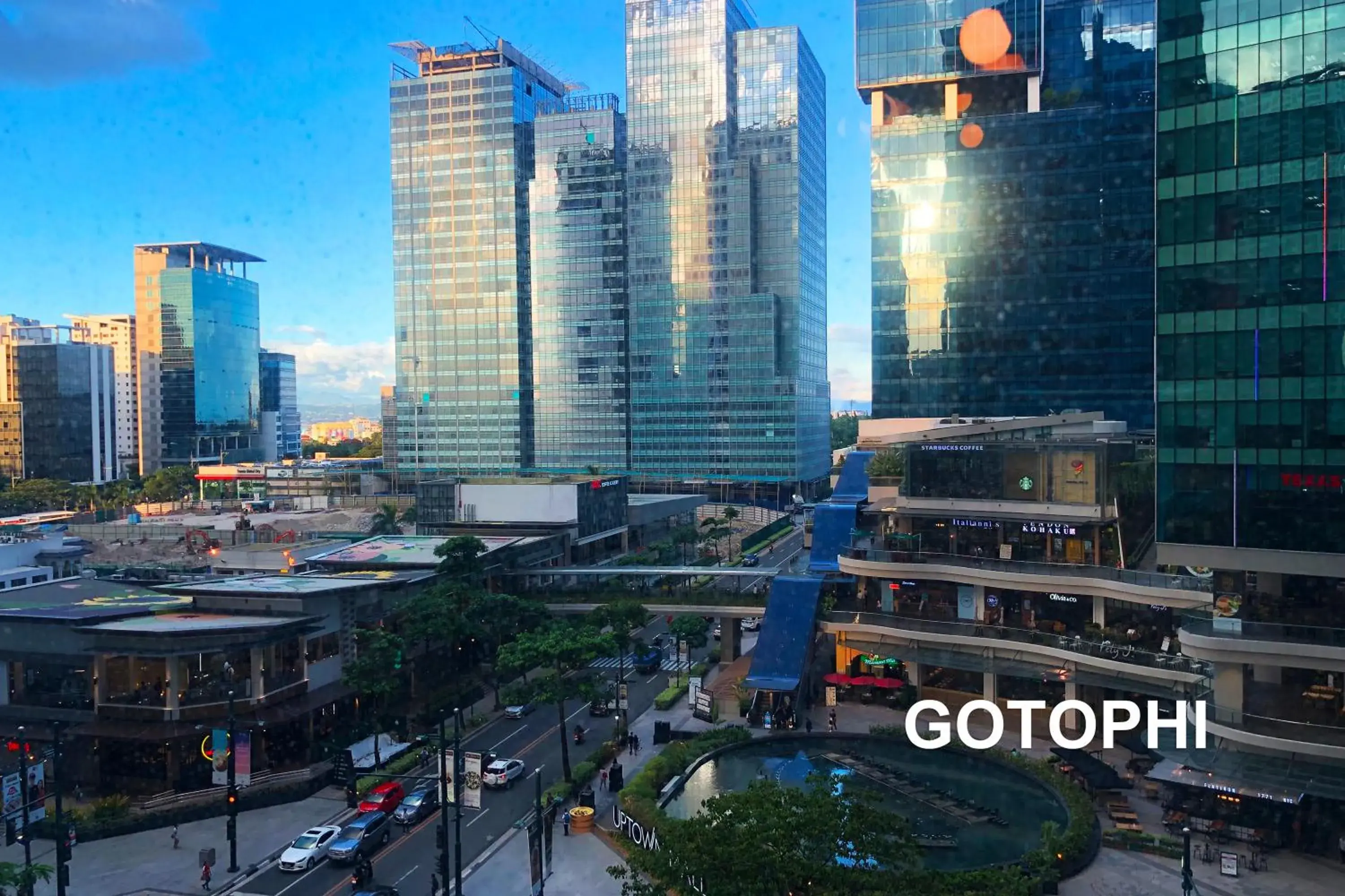 Property building in One Uptown Residence Property building in One Uptown Residence