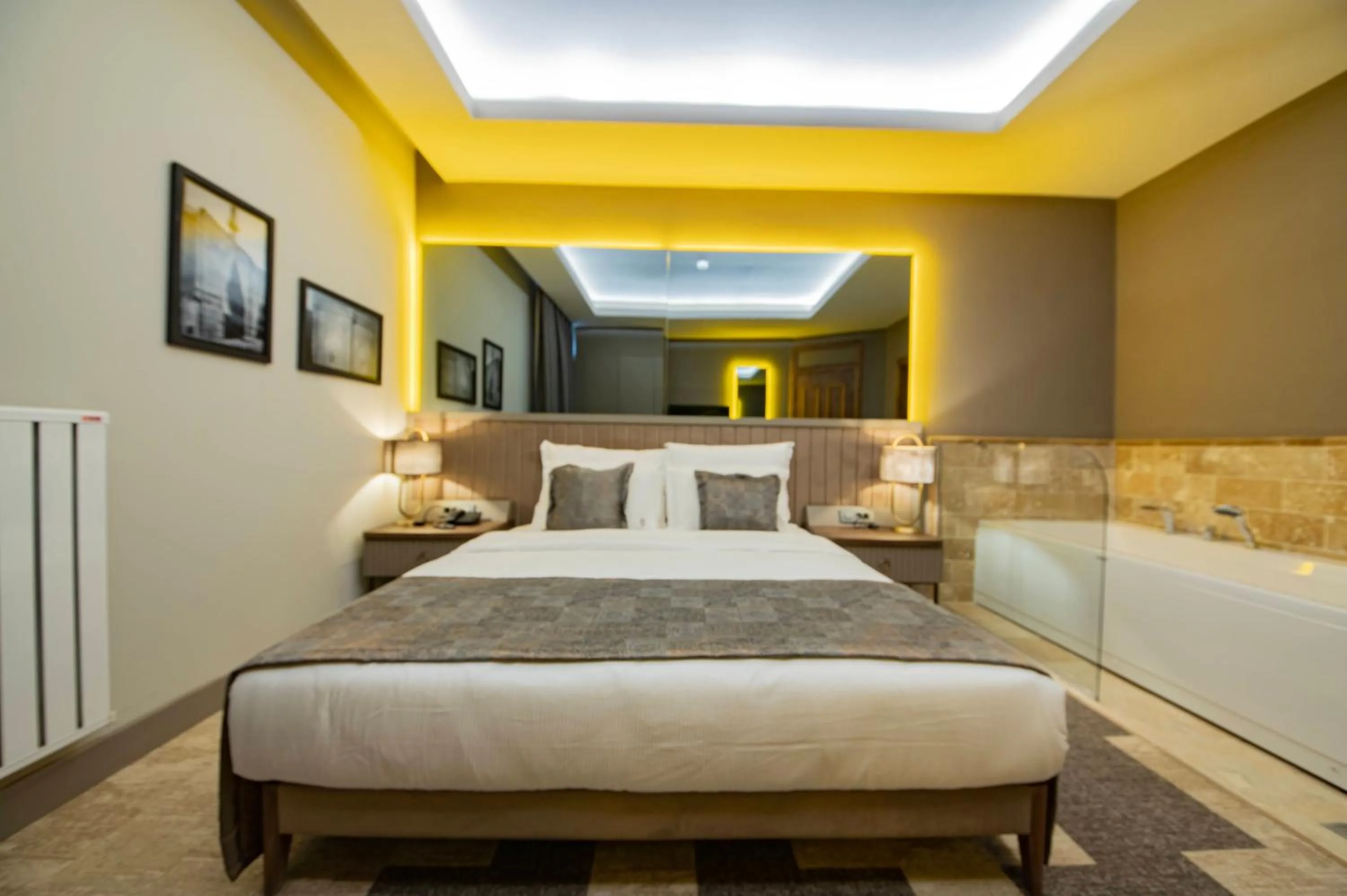 Bed in Four Mansions Hotel