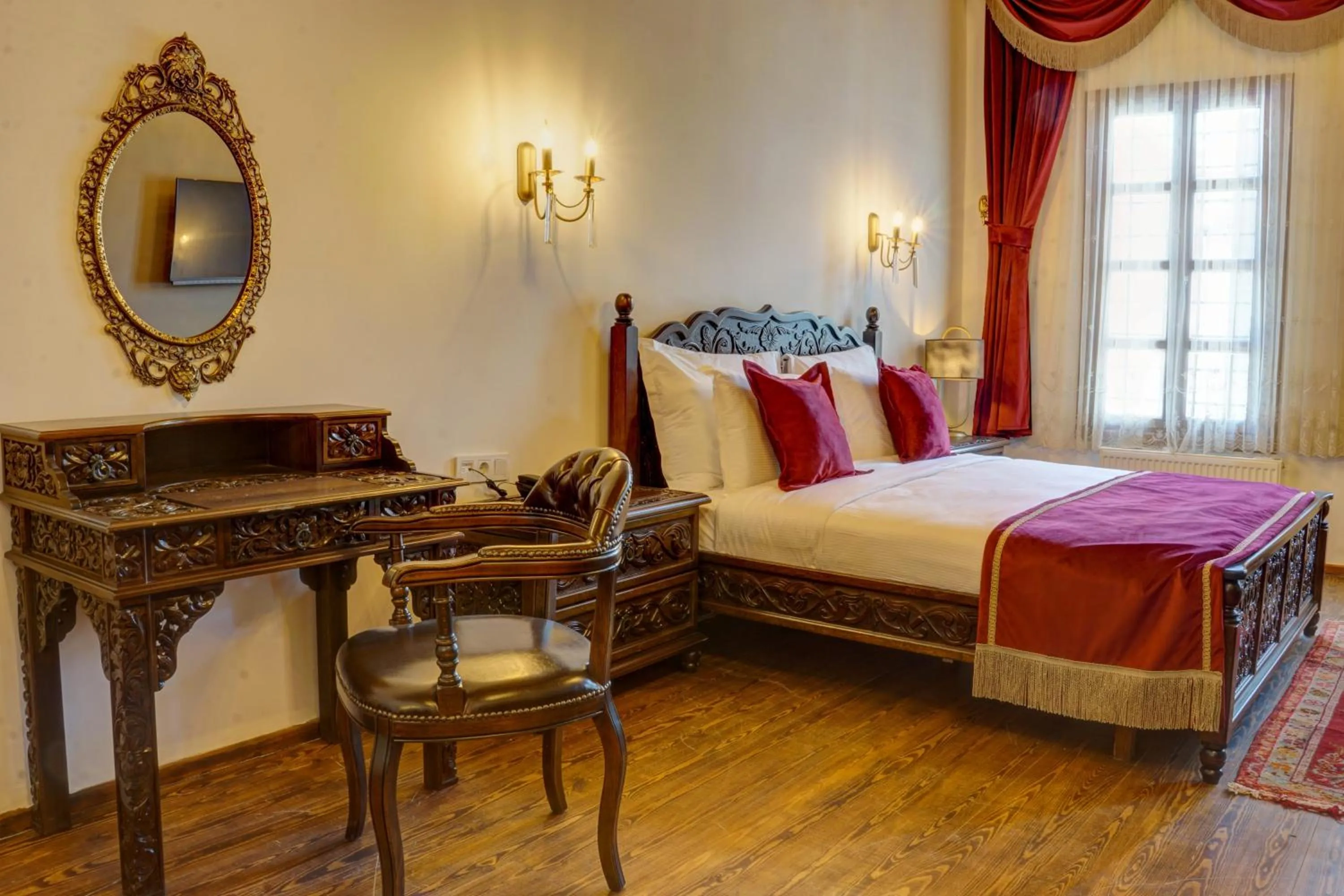 Bed in Four Mansions Hotel