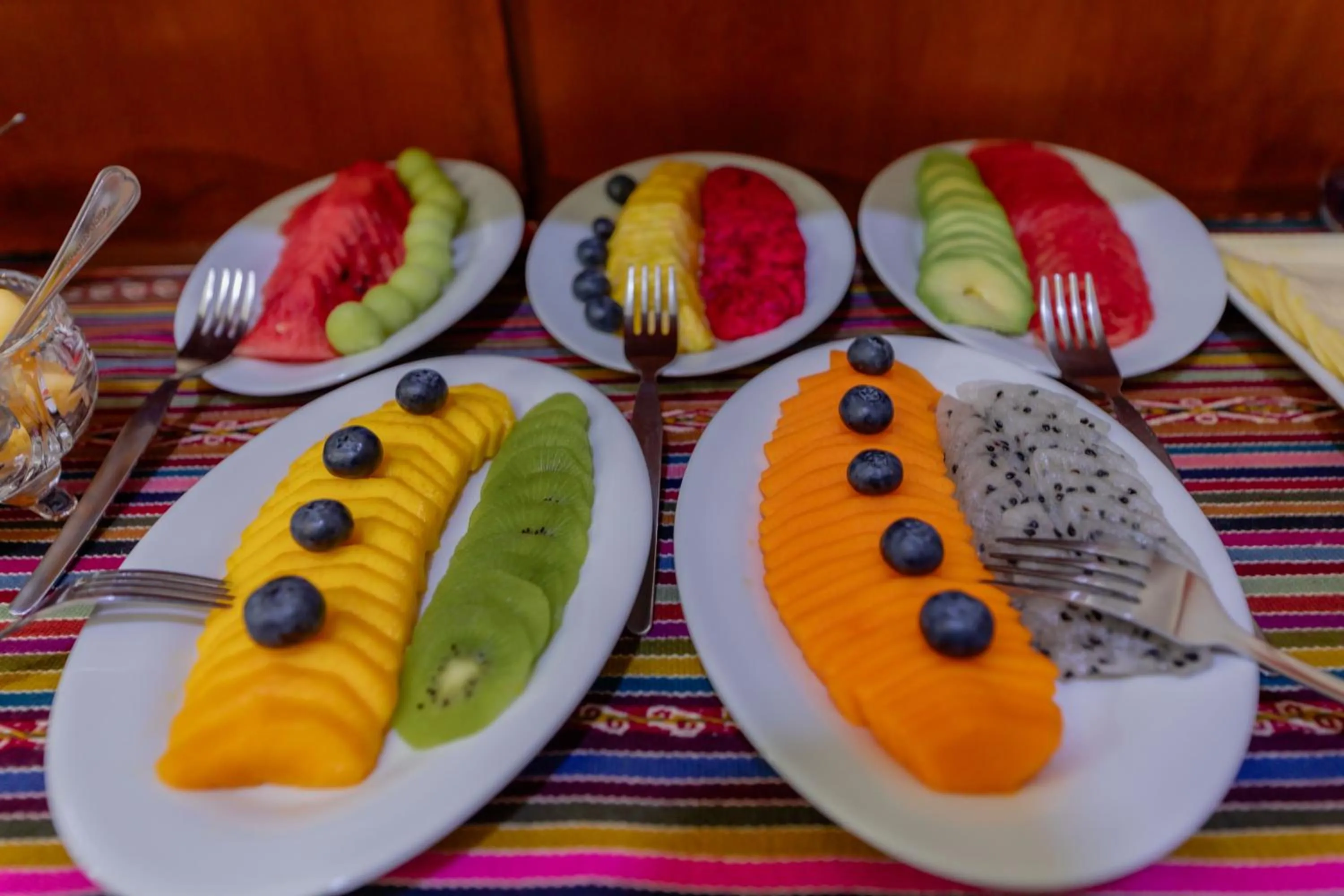 Buffet breakfast in Dreams Boutique Hotel Cusco