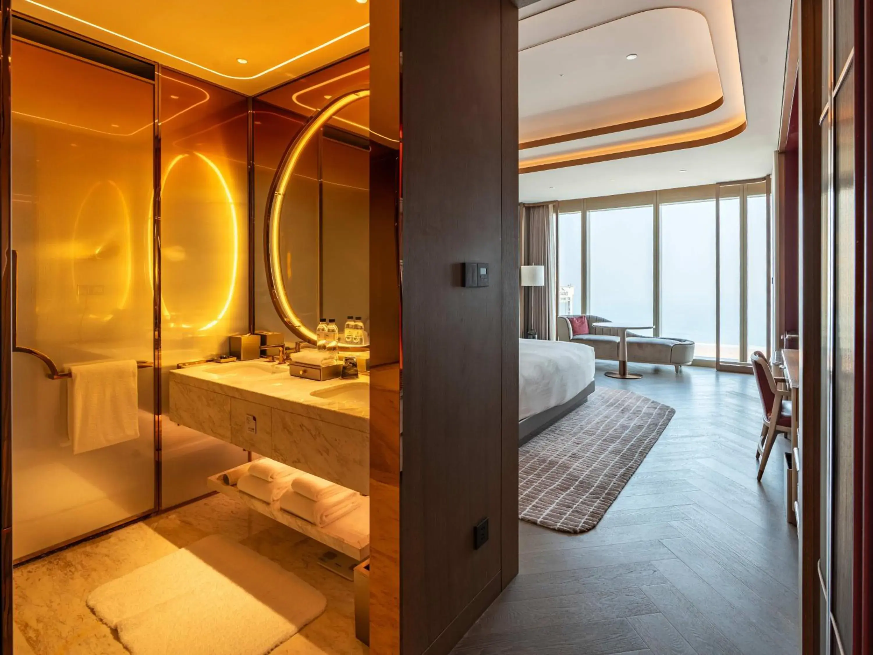 Photo of the whole room, Bed in MGM Qingdao Photo of the whole room, Bed in MGM Qingdao