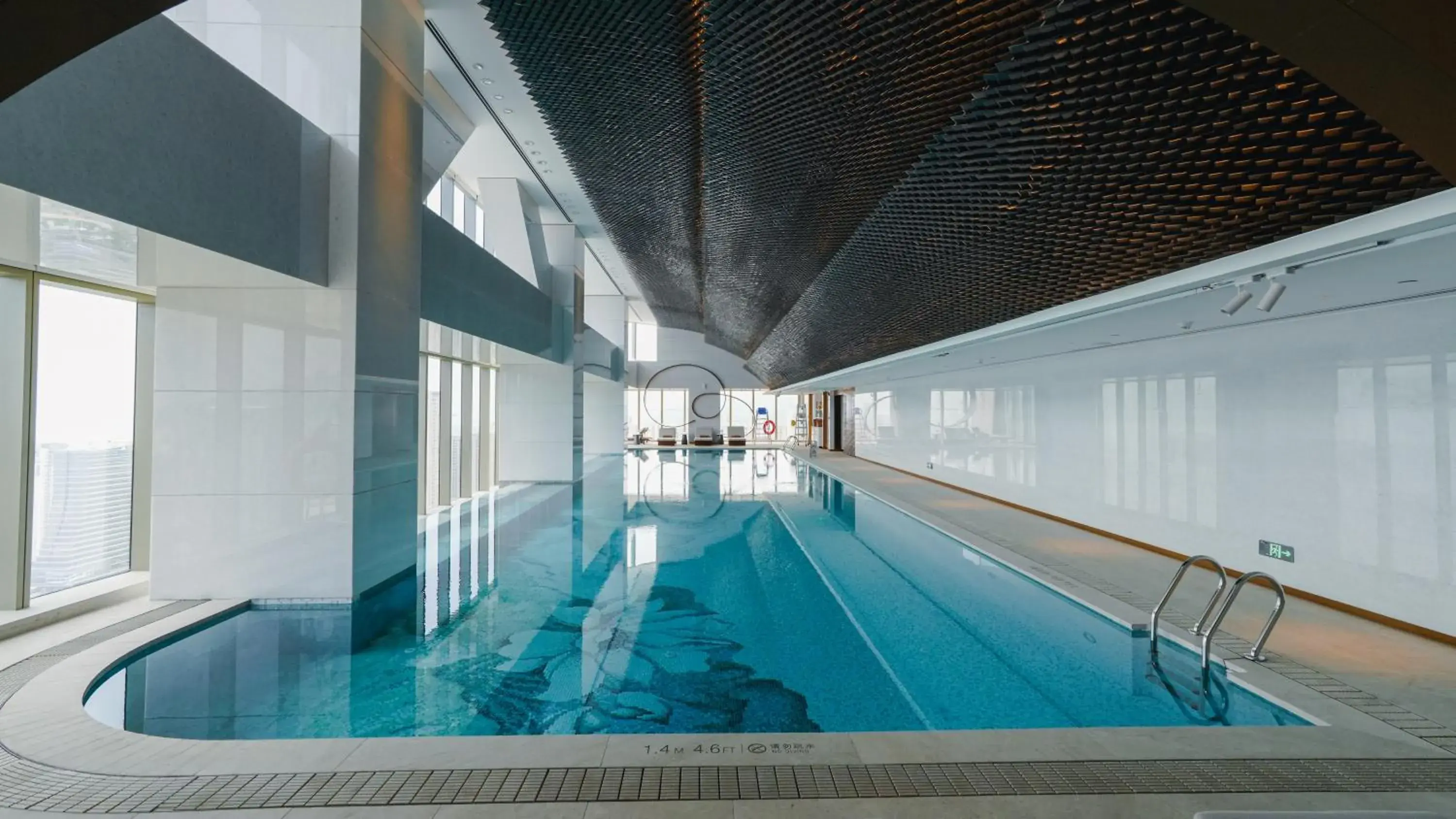 Swimming pool in MGM Qingdao Swimming pool in MGM Qingdao