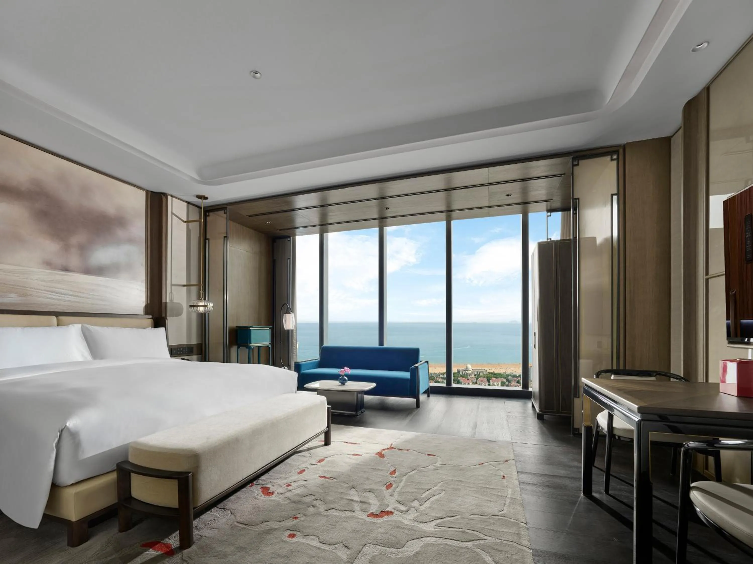 Bedroom, Bed in MGM Reserve Qingdao