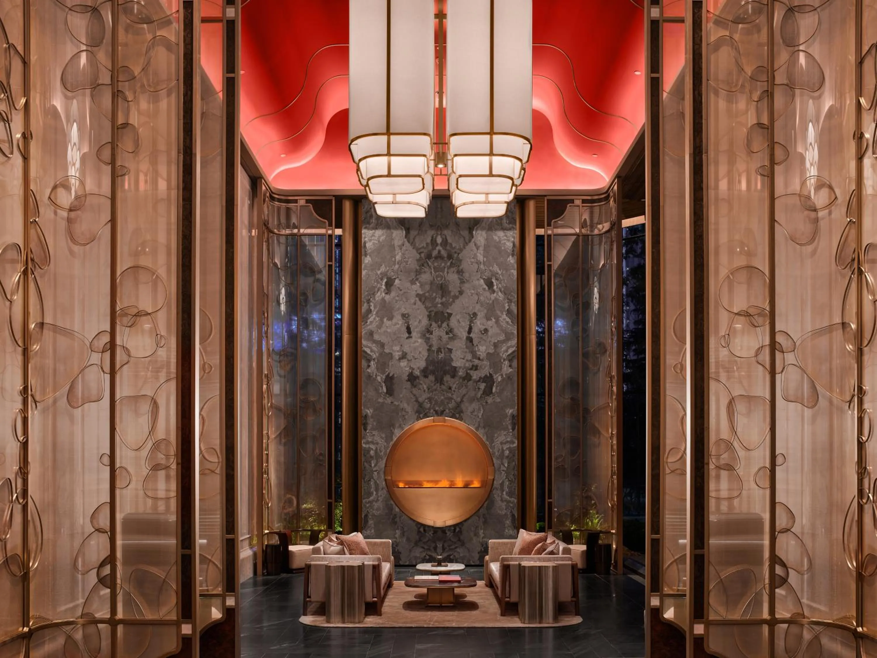 Lobby or reception in MGM Reserve Qingdao