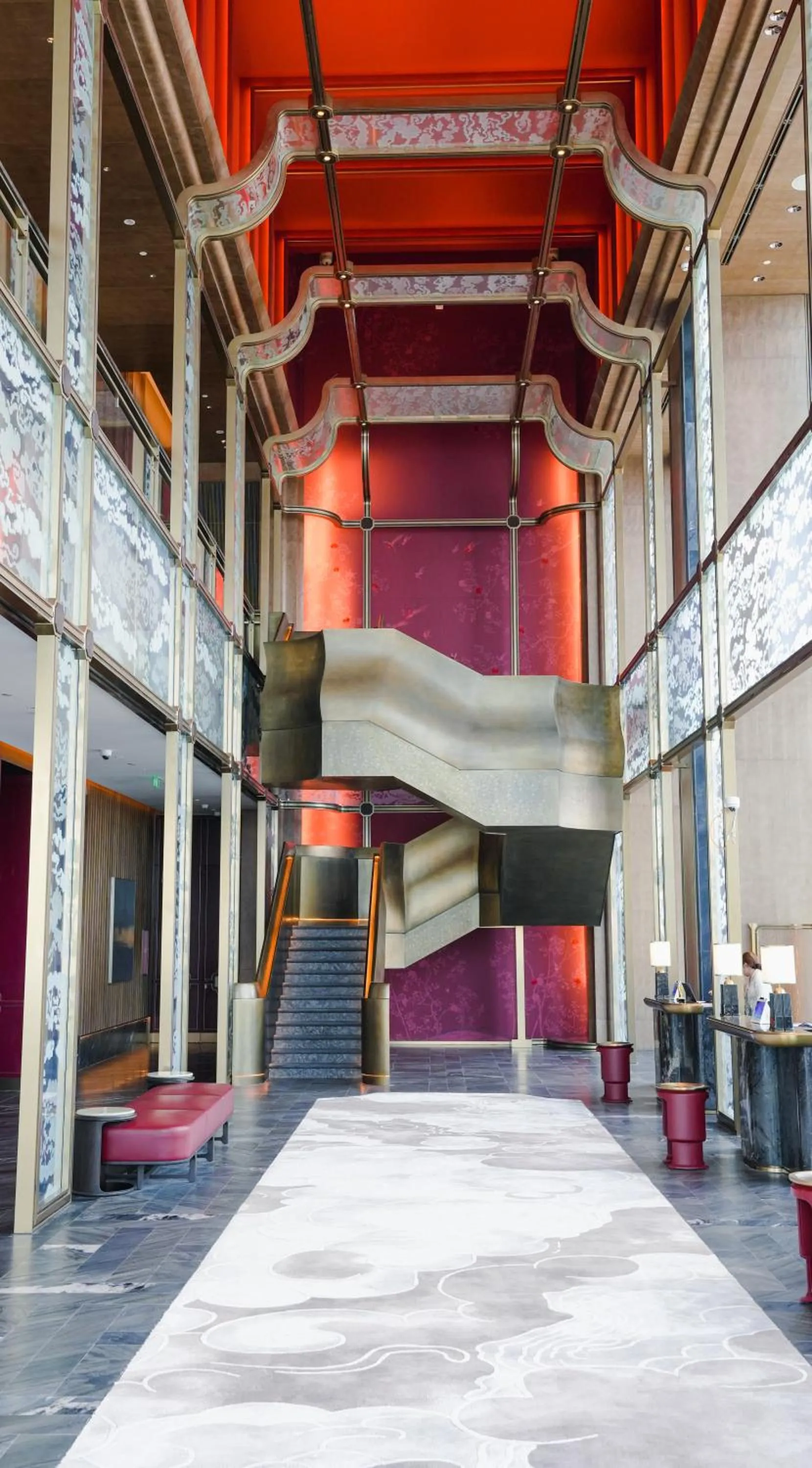 Lobby or reception in Diaoyutai Hotel Qingdao