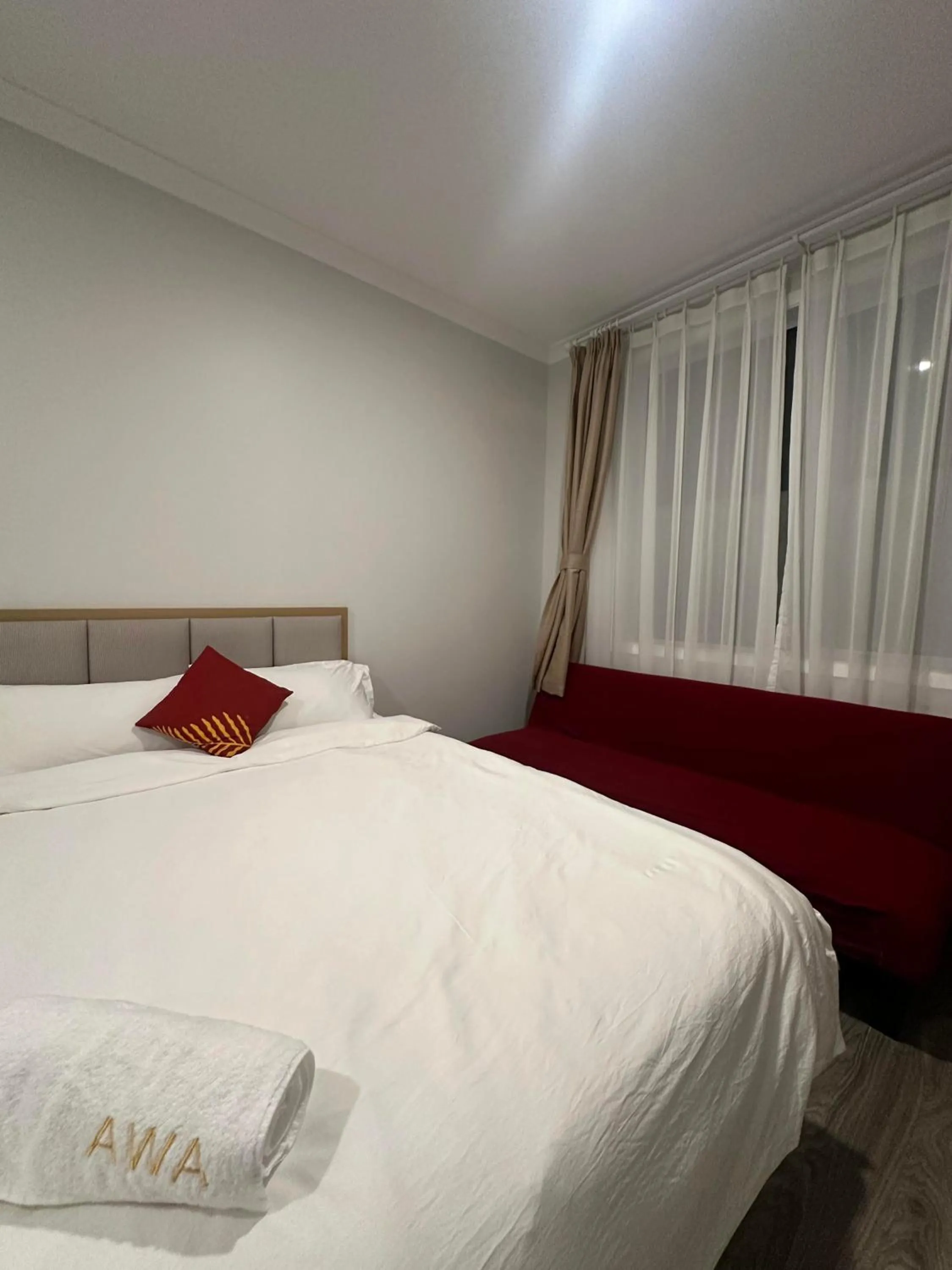 Bed in AWA Hotel