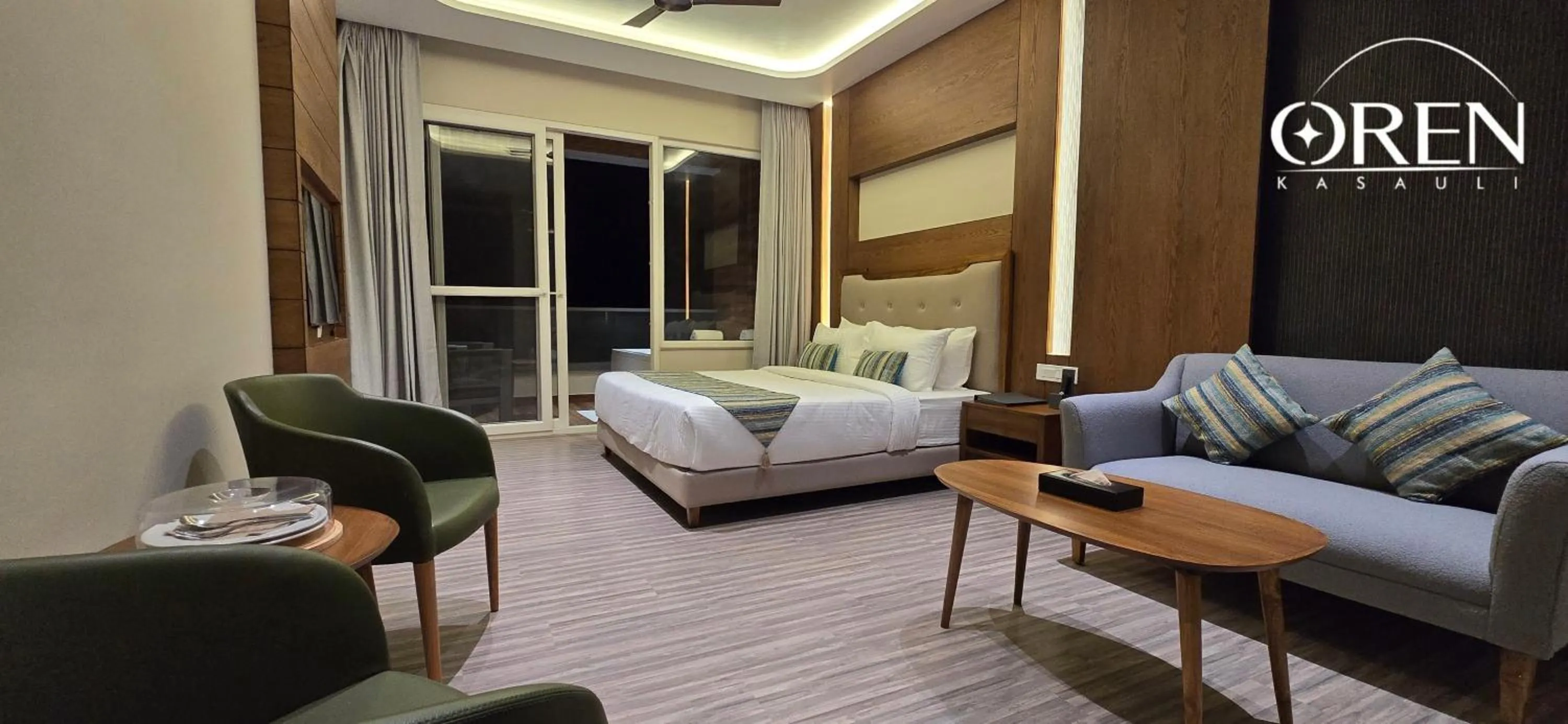 Photo of the whole room, Bed in OREN Kasauli