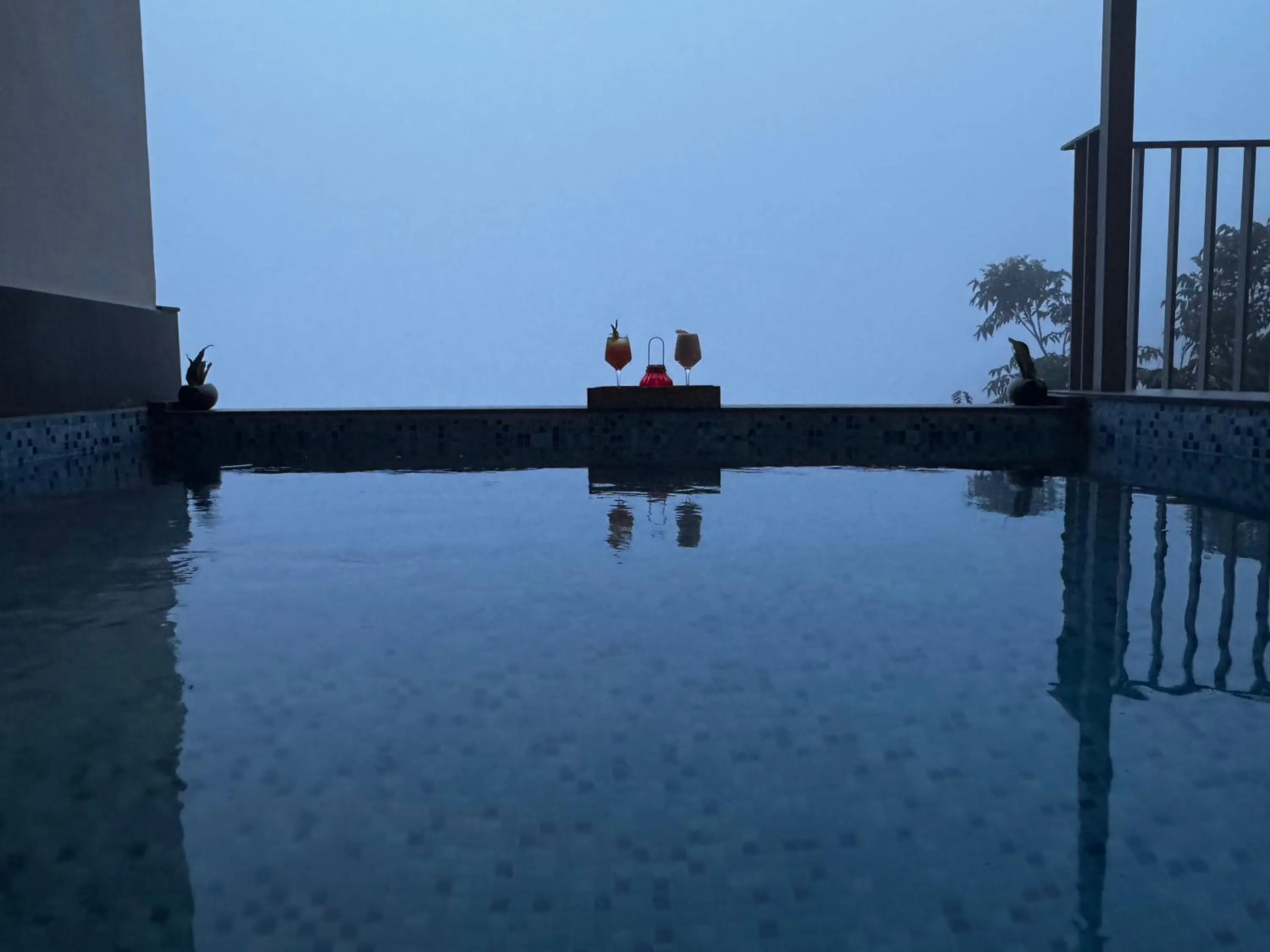 Pool view in OREN Kasauli