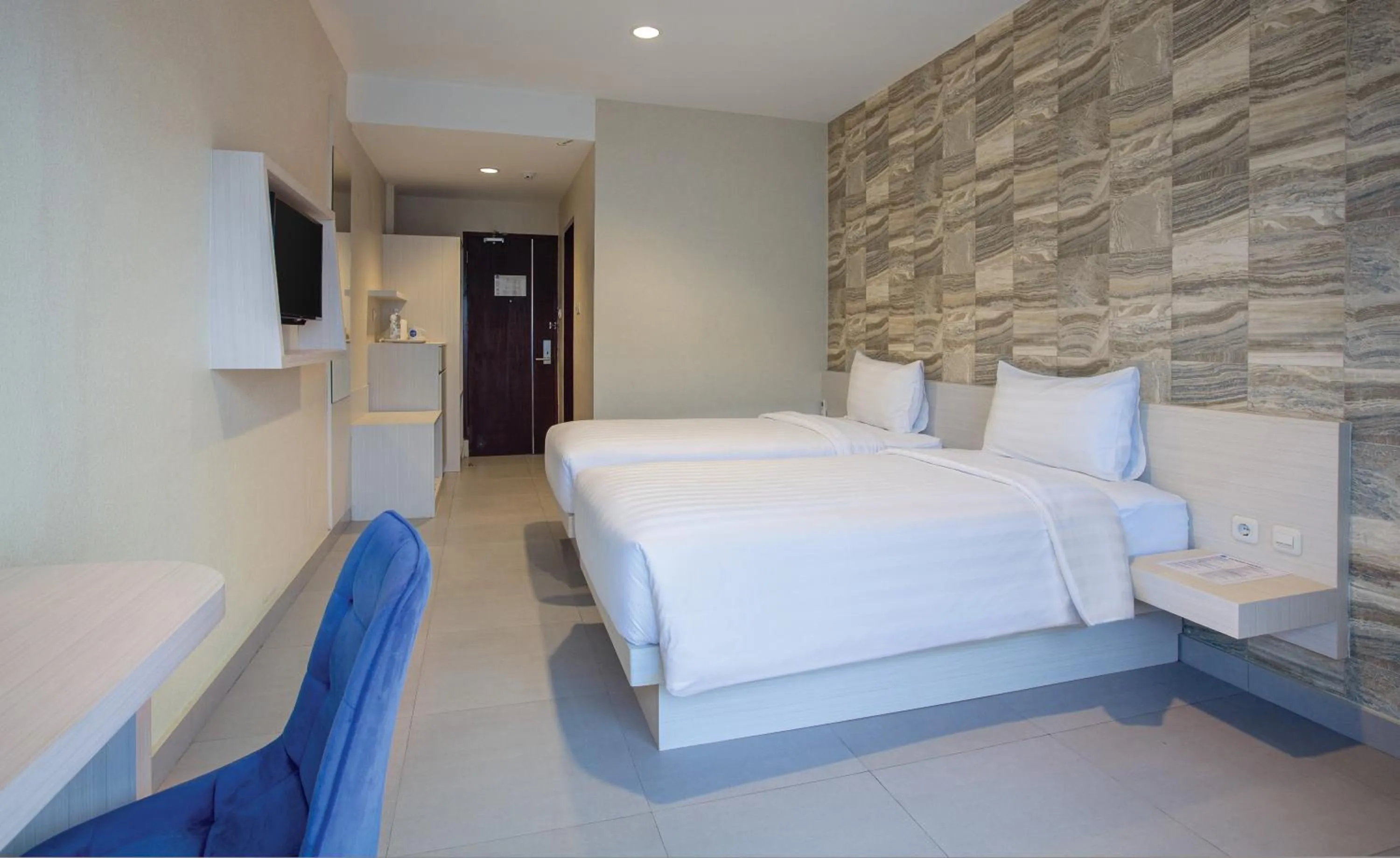 Bedroom, Bed in Dafam Resort Belitung