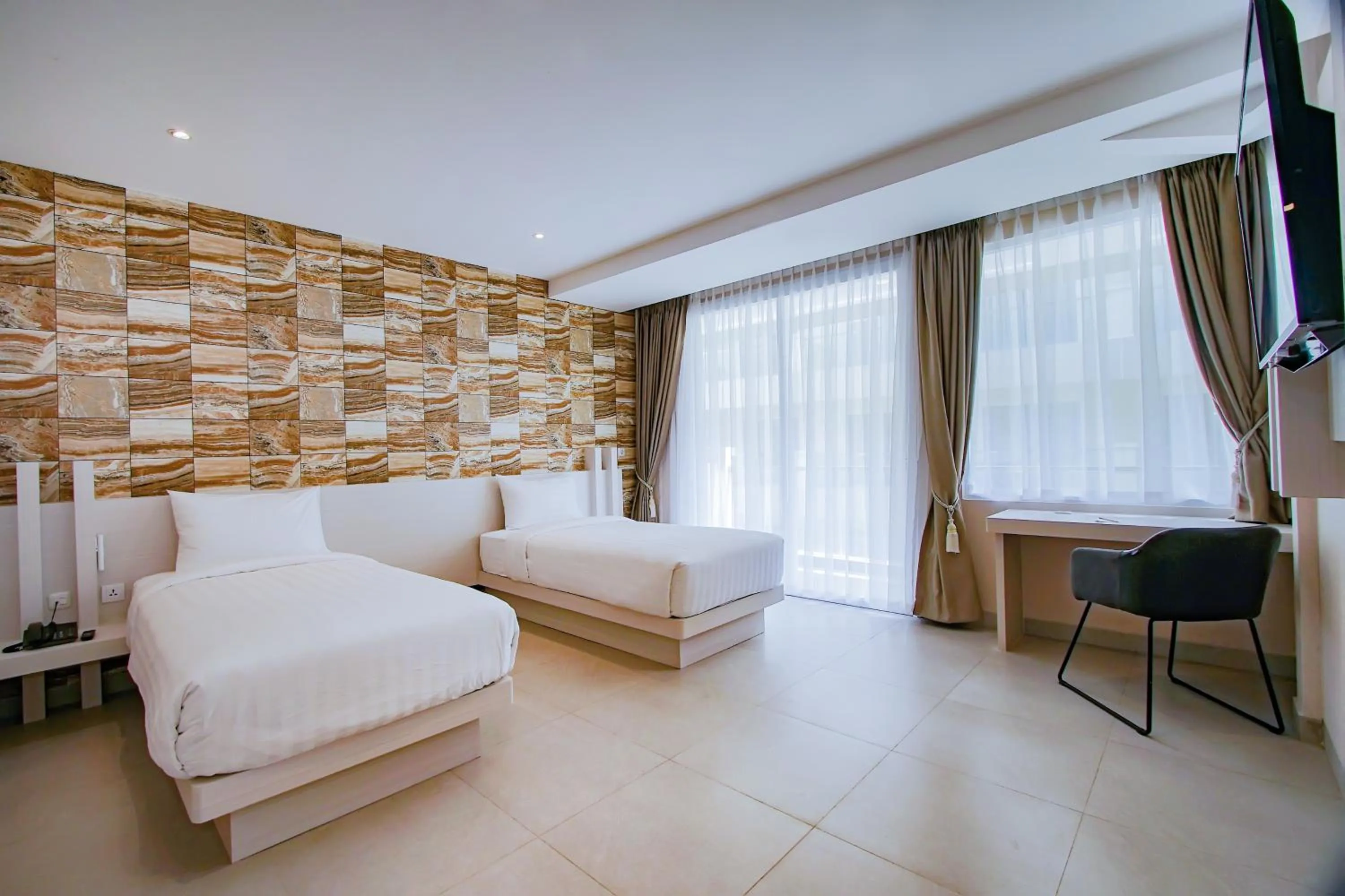 Bed in Dafam Resort Belitung