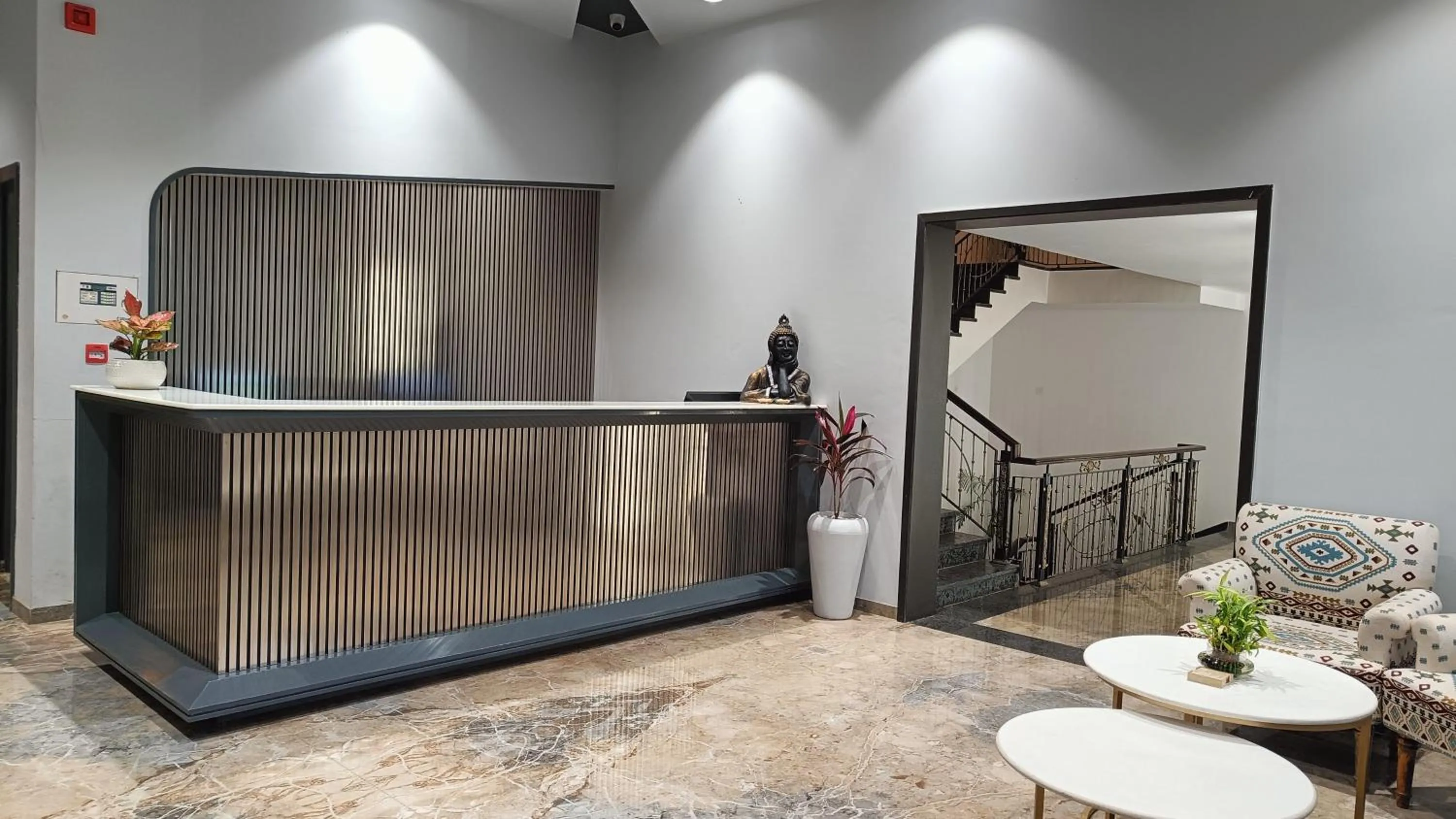 Lobby or reception in Hotel Shubh Vilas