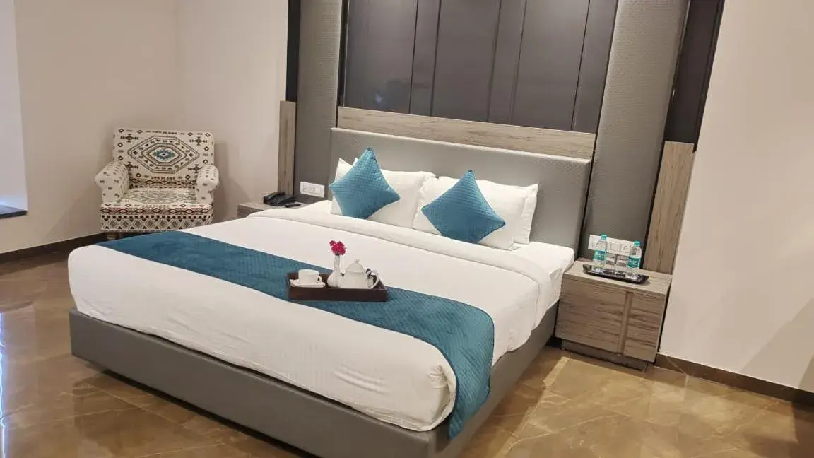 Bedroom in Hotel Shubh Vilas Bedroom in Hotel Shubh Vilas