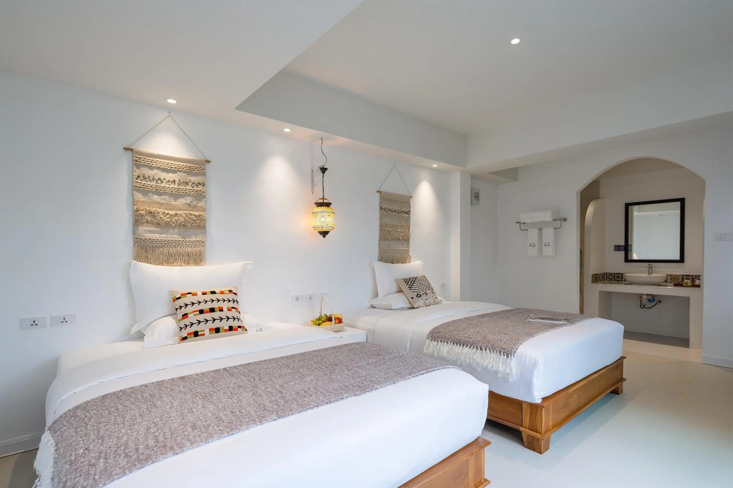 Bed in 花语岸·度假酒店(H·Flora Hotel)