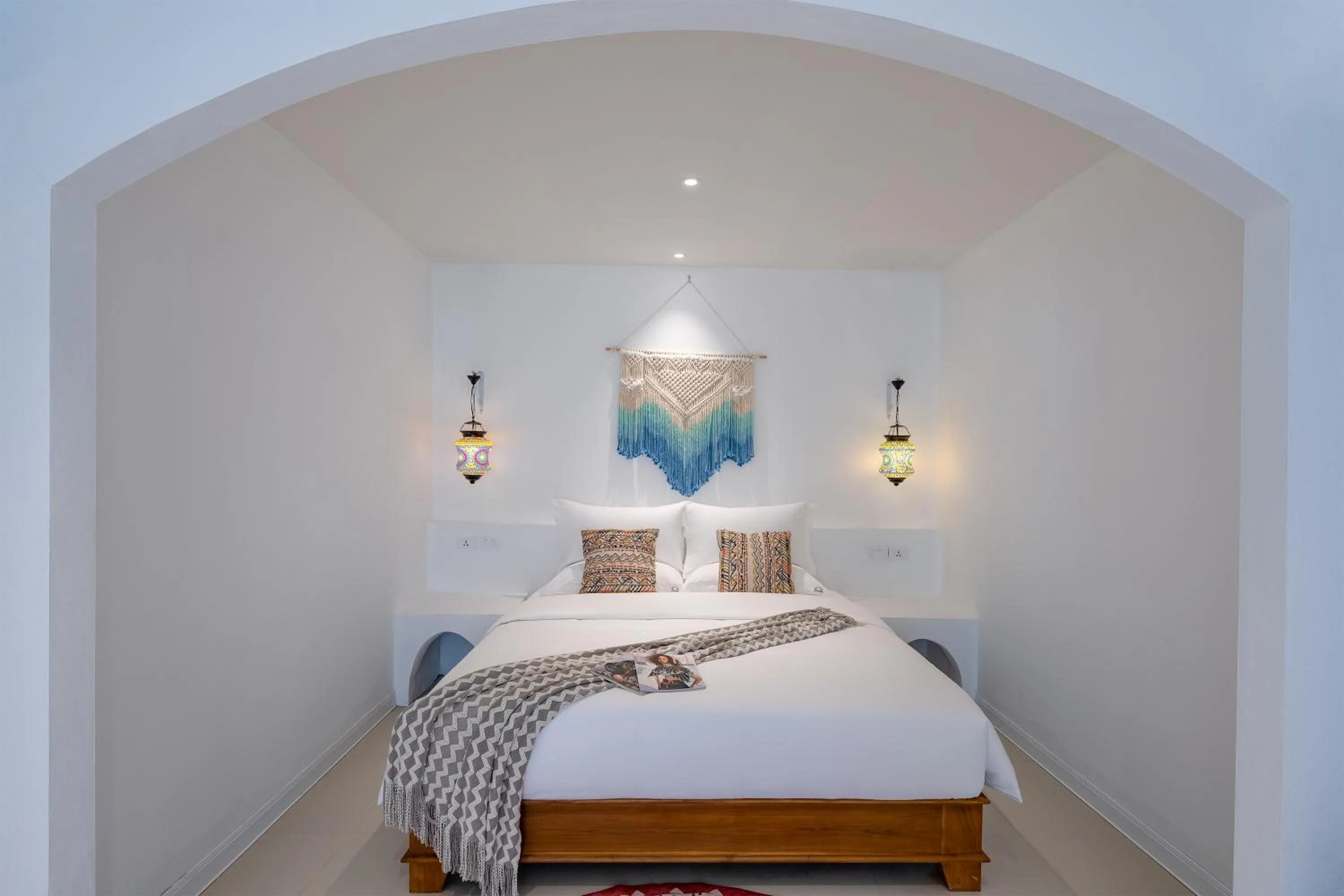 Bed in 花语岸·度假酒店(H·Flora Hotel)