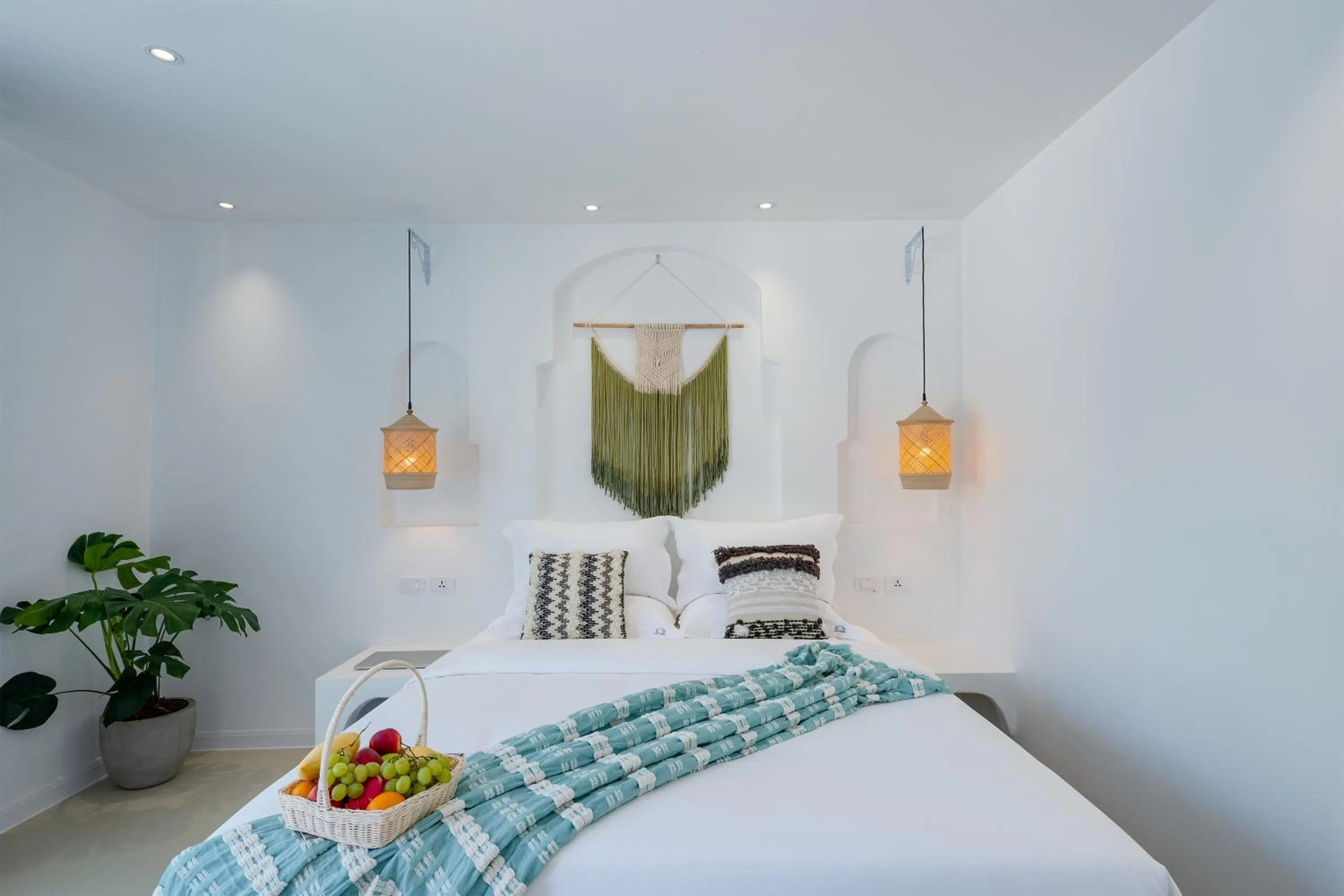 Bed in 花语岸·度假酒店(H·Flora Hotel)