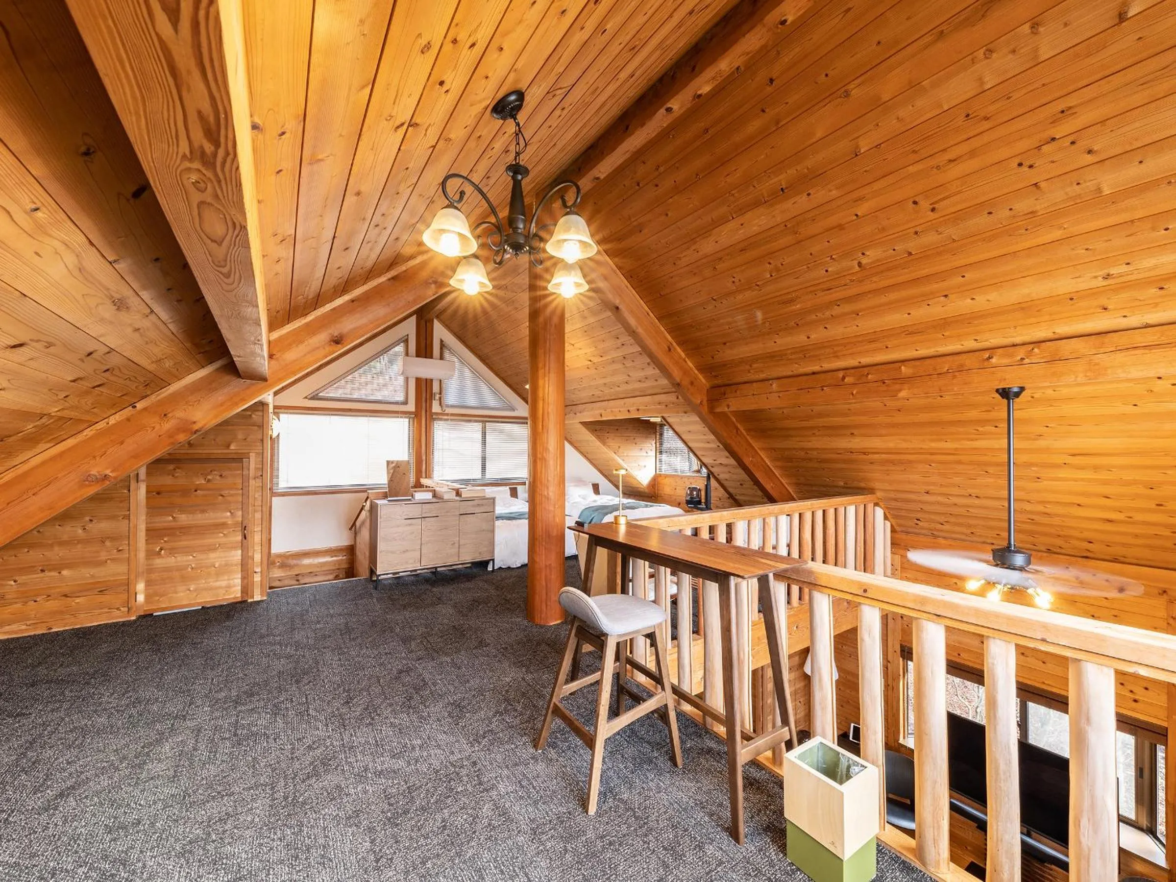 Seating area in Kurokawa Mori No Kiki