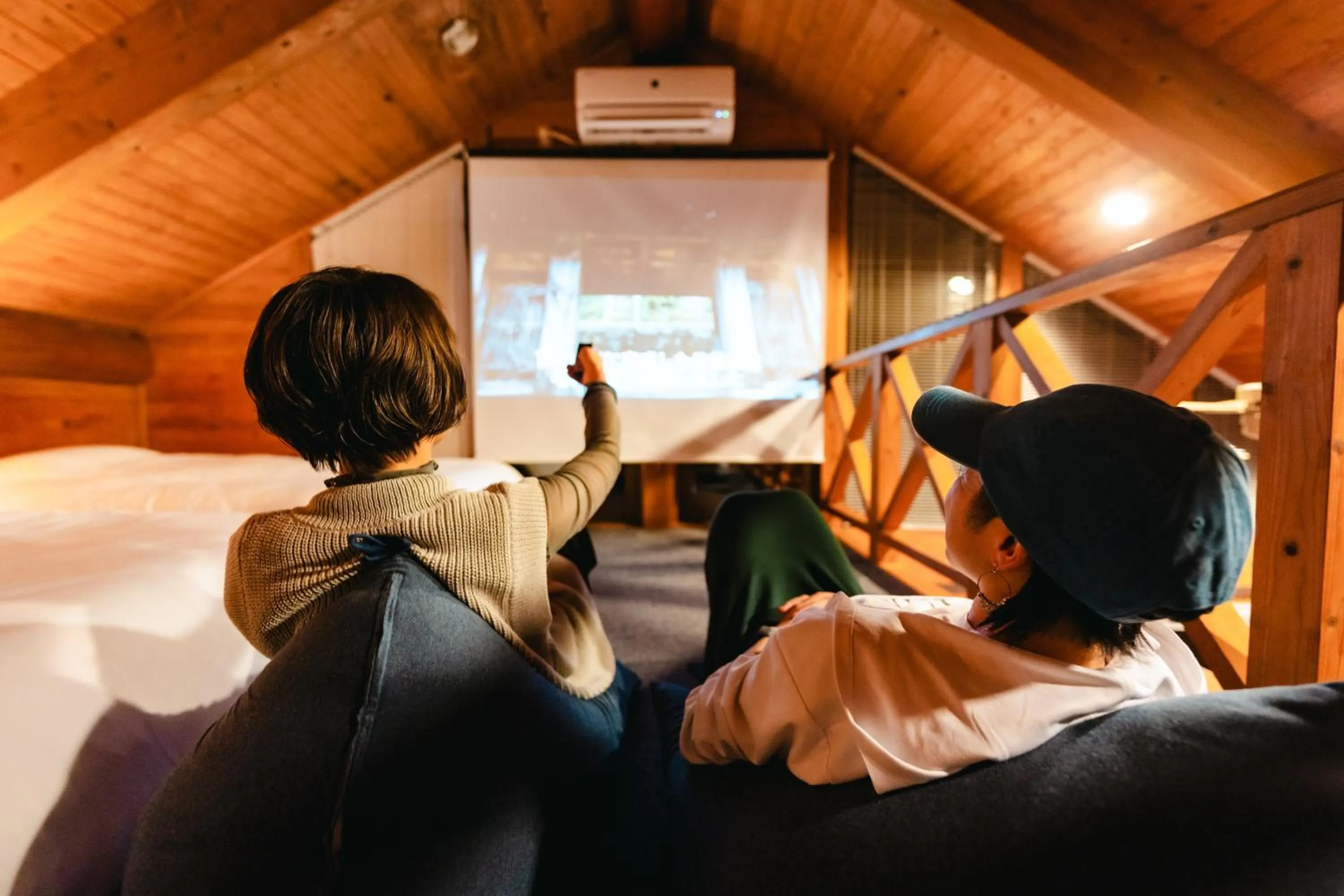 Seating area in Kurokawa Mori No Kiki