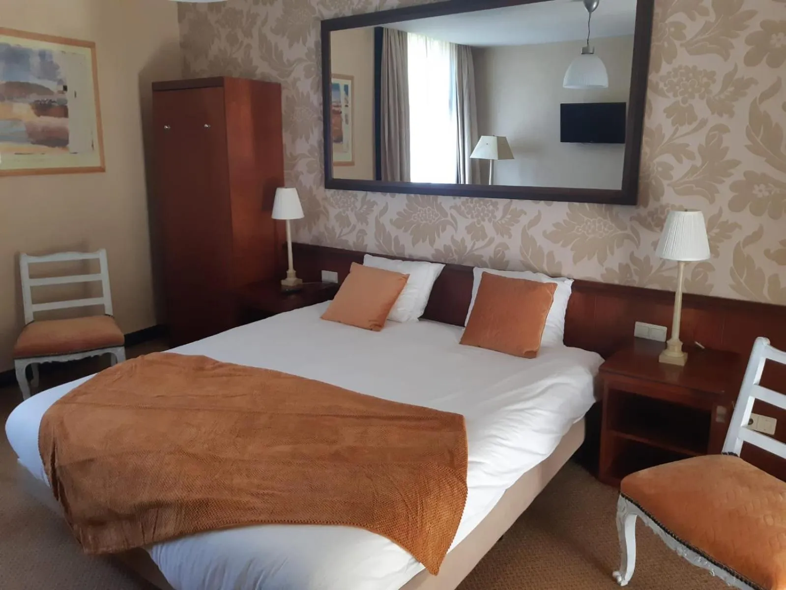 Bedroom, Bed in Hotel Johannes Vermeer Delft