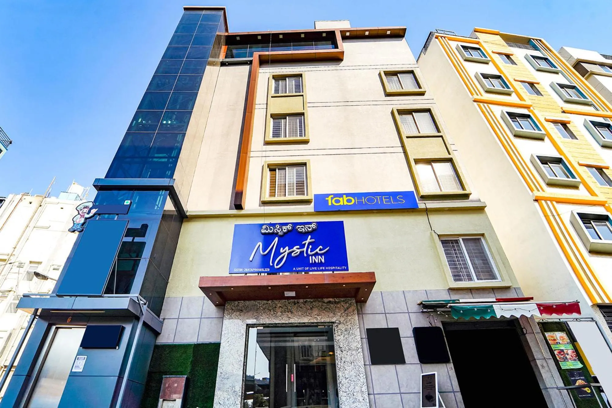 Property building in FabHotel Ellegant Inn