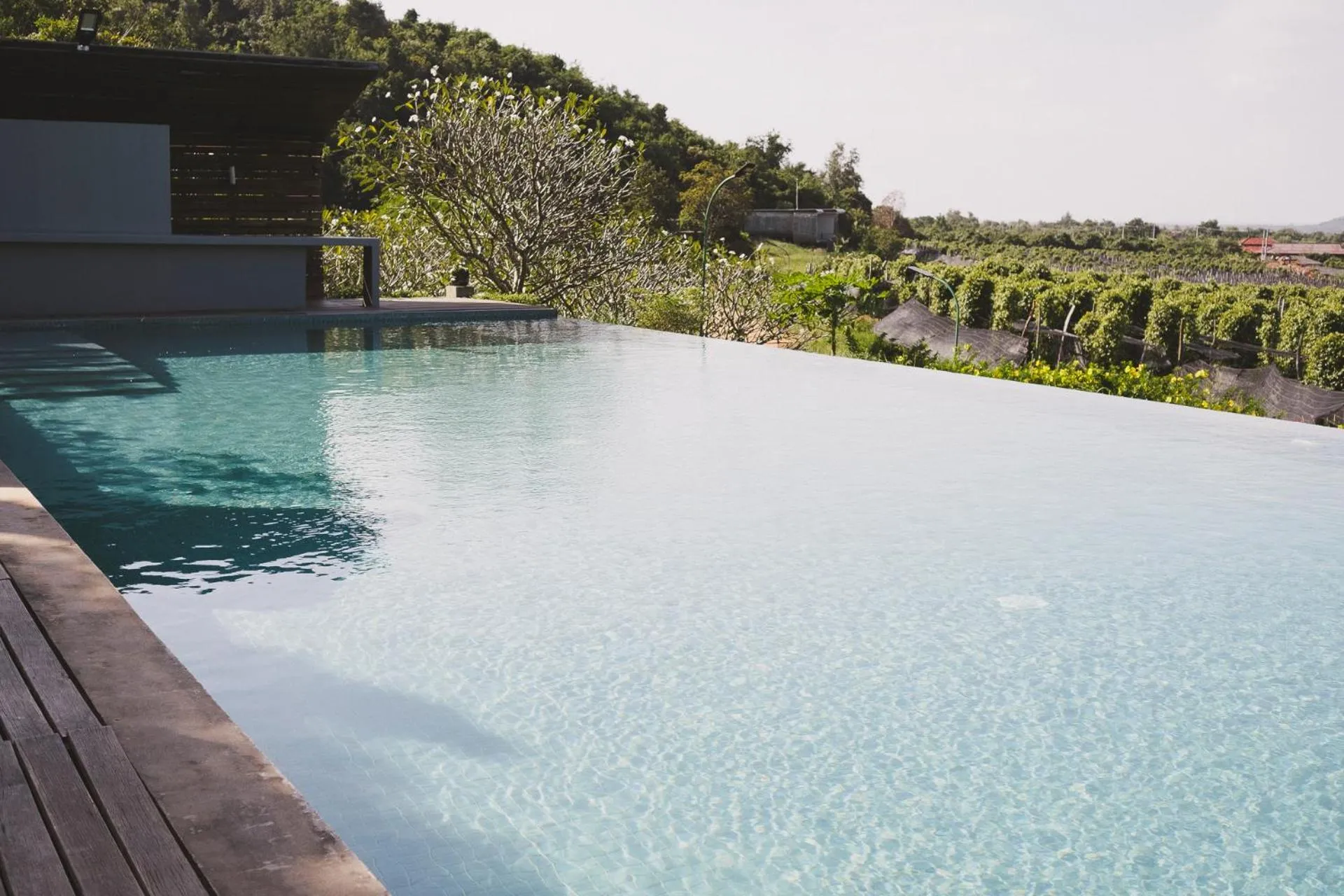 Swimming pool in La Plantation Villa